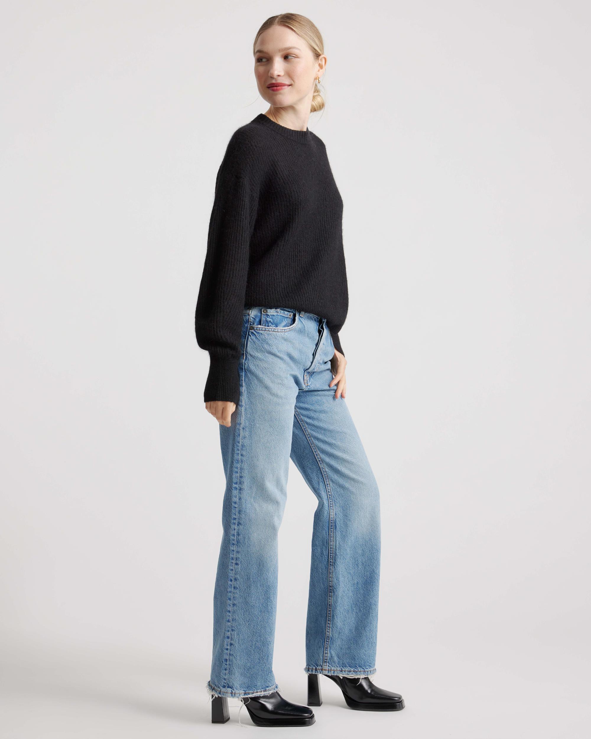 Quince | Women's Alpaca Crewneck Sweater Size XL Product Image