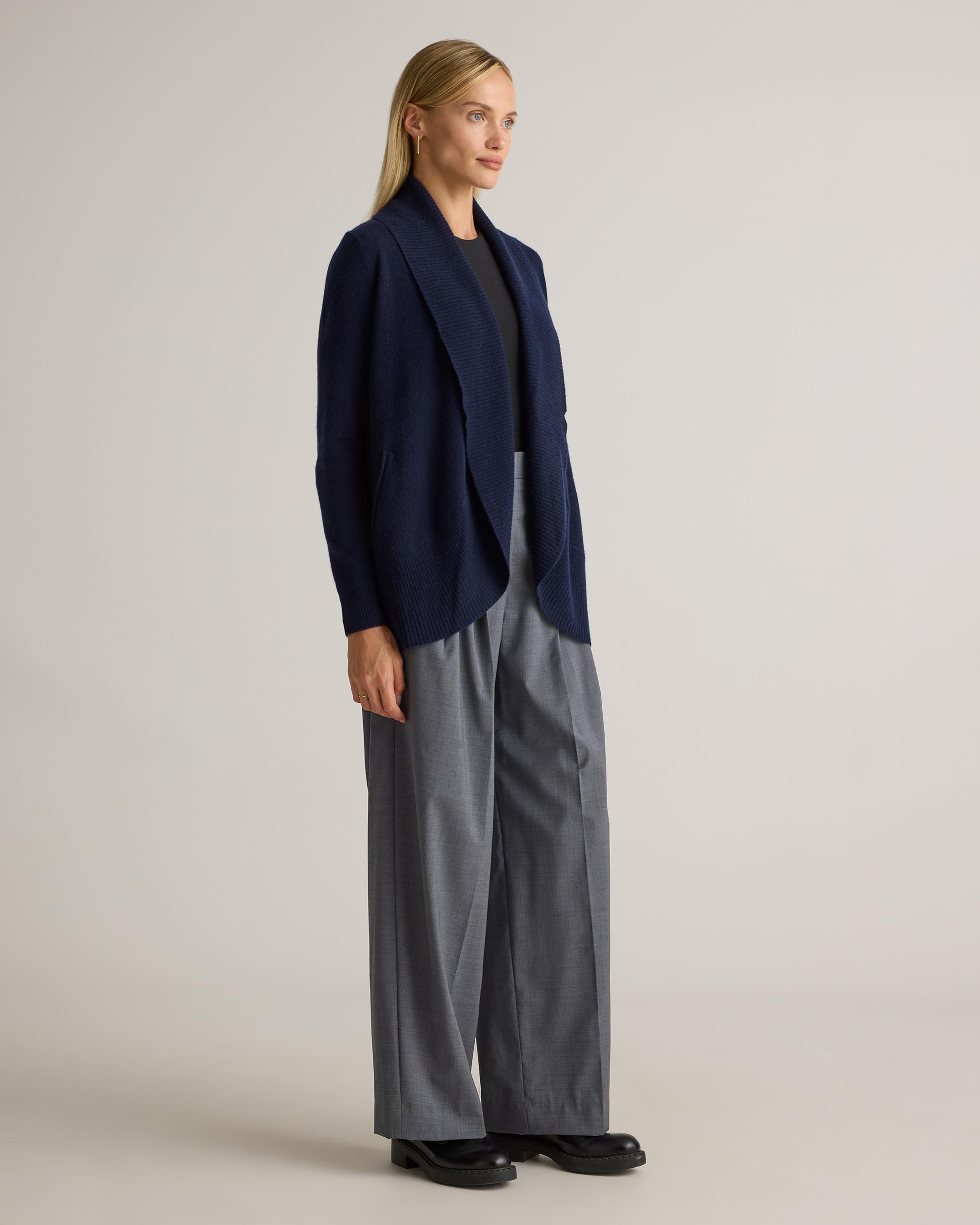 Quince | Women's Mongolian Cashmere Open Cardigan Sweater Size XL Product Image