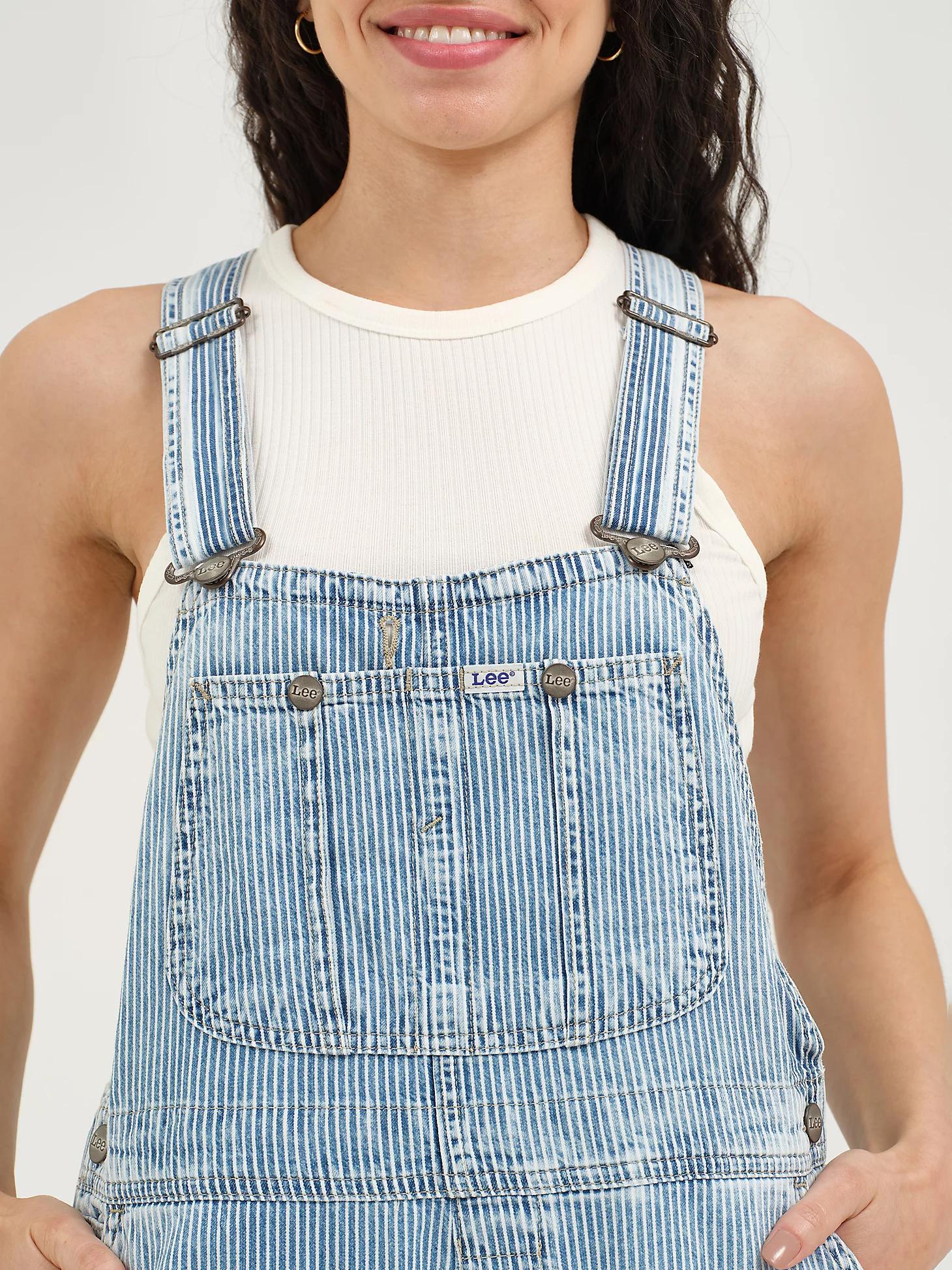 Women's Railroad Stripe Relaxed Bib Overall | Women's Union-Alls & Overalls | Lee® Product Image