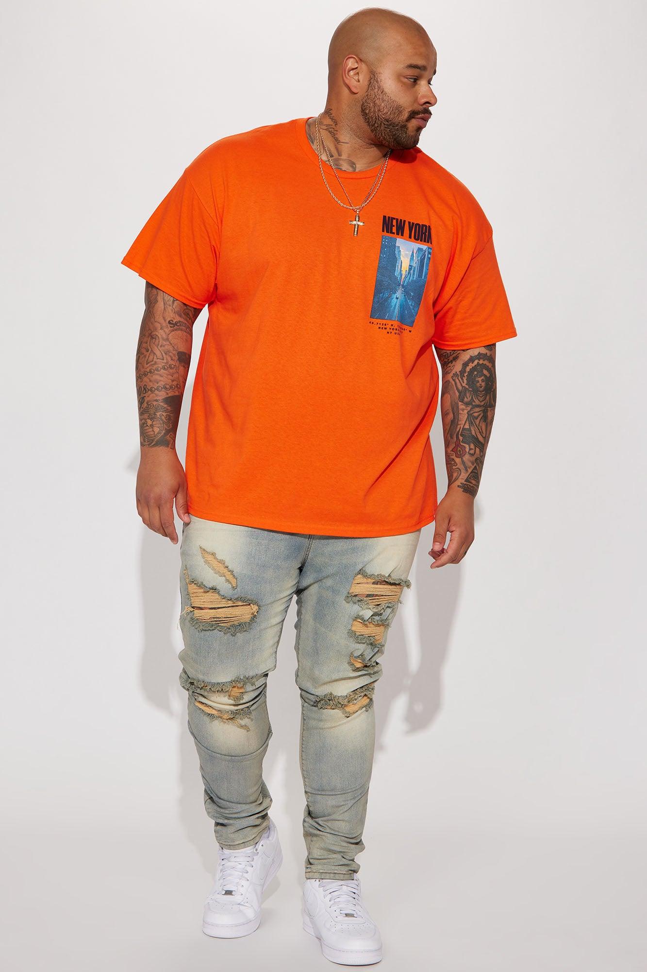 Out Of Control Destroyed Vintage Stacked Skinny Jeans - Vintage Blue Wash Product Image