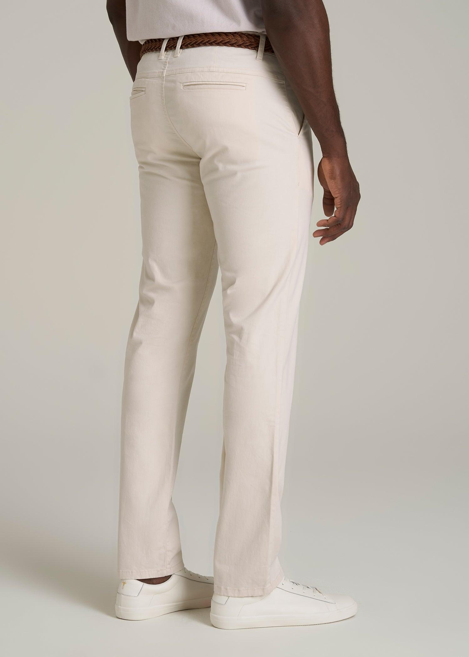 J1 STRAIGHT Leg Chinos for Tall Men in Chalk Male Product Image