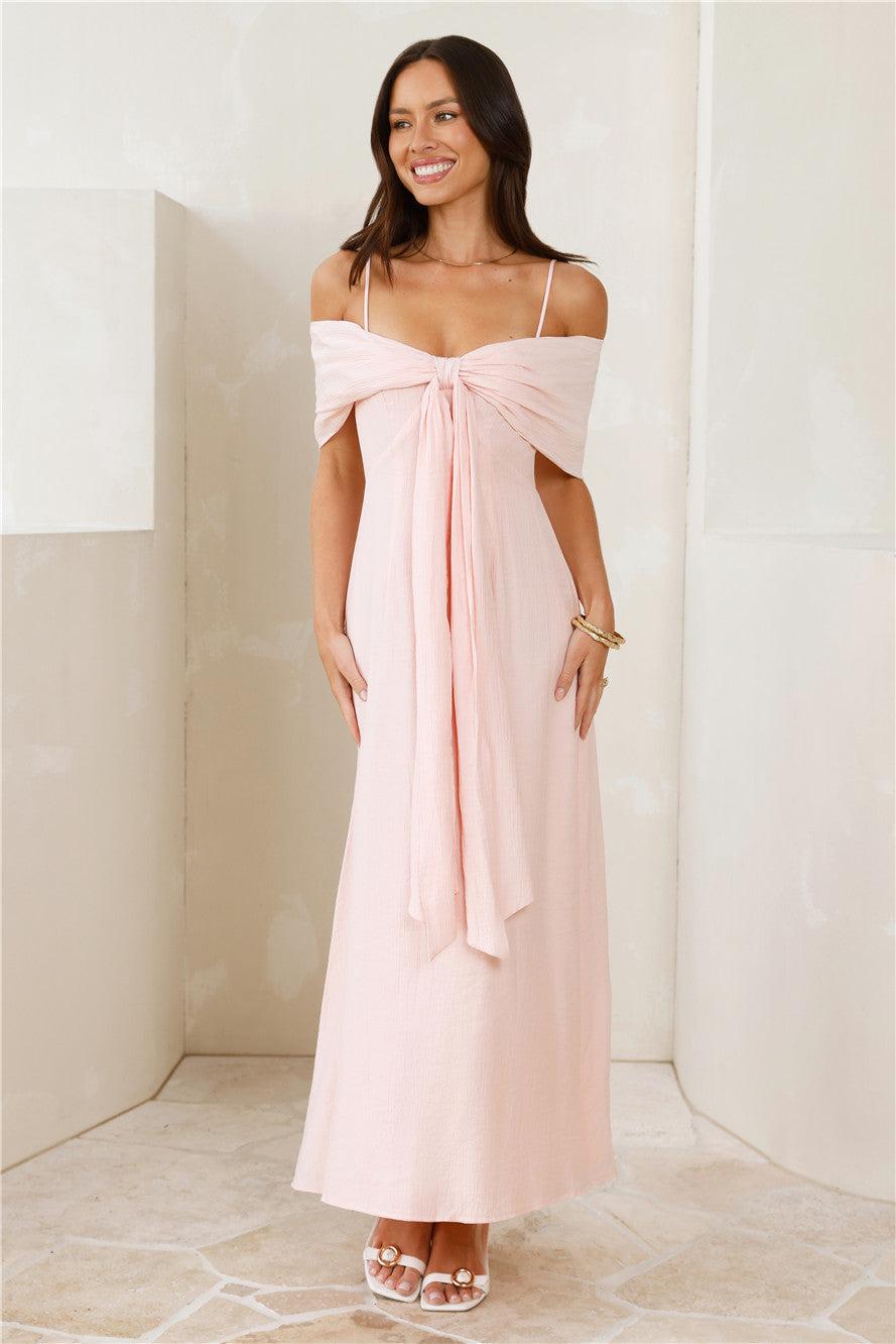 Wishing Hour Maxi Dress Pink Product Image