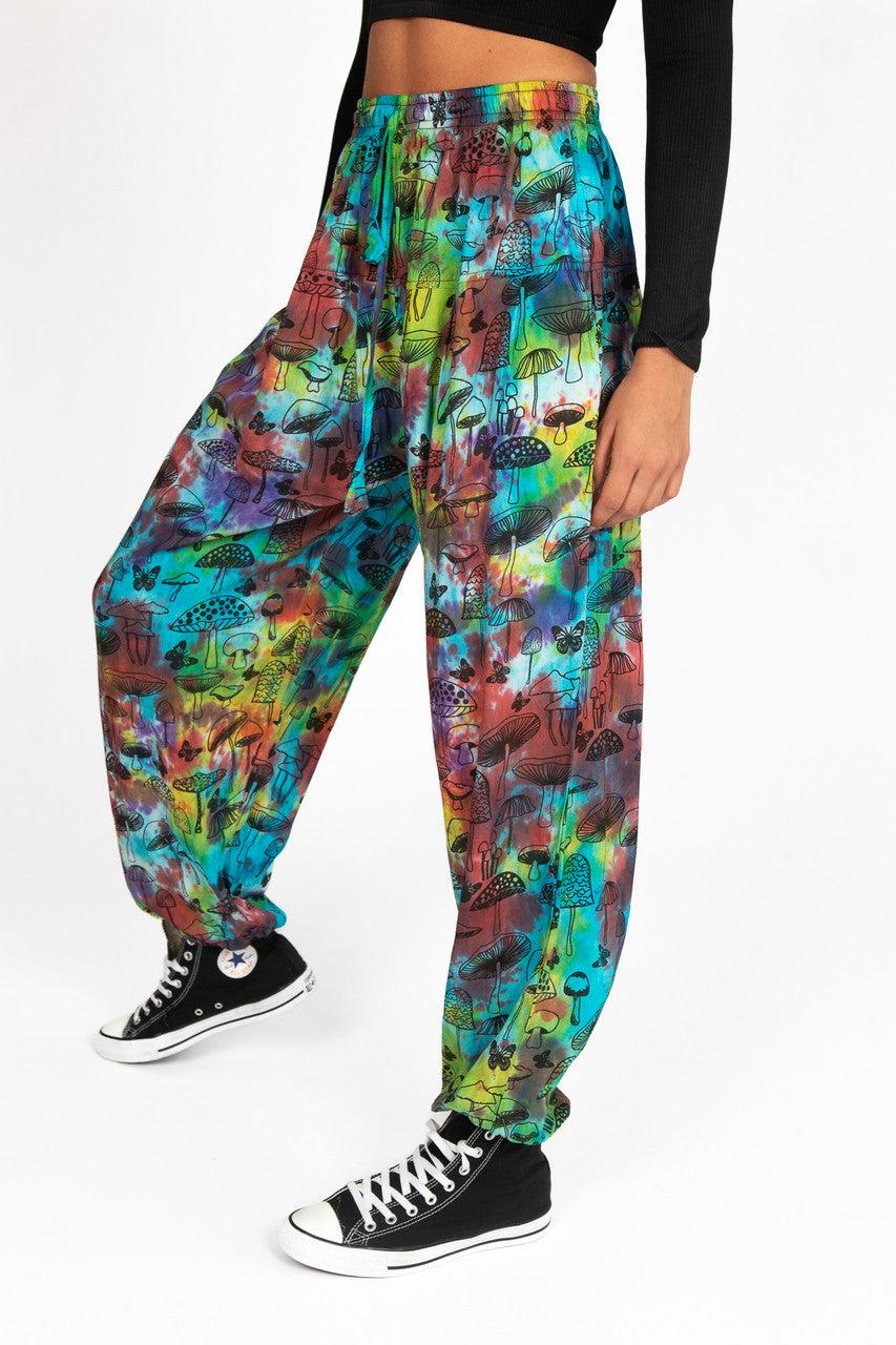 Lightweight Tie Dye Mushroom Joggers Product Image