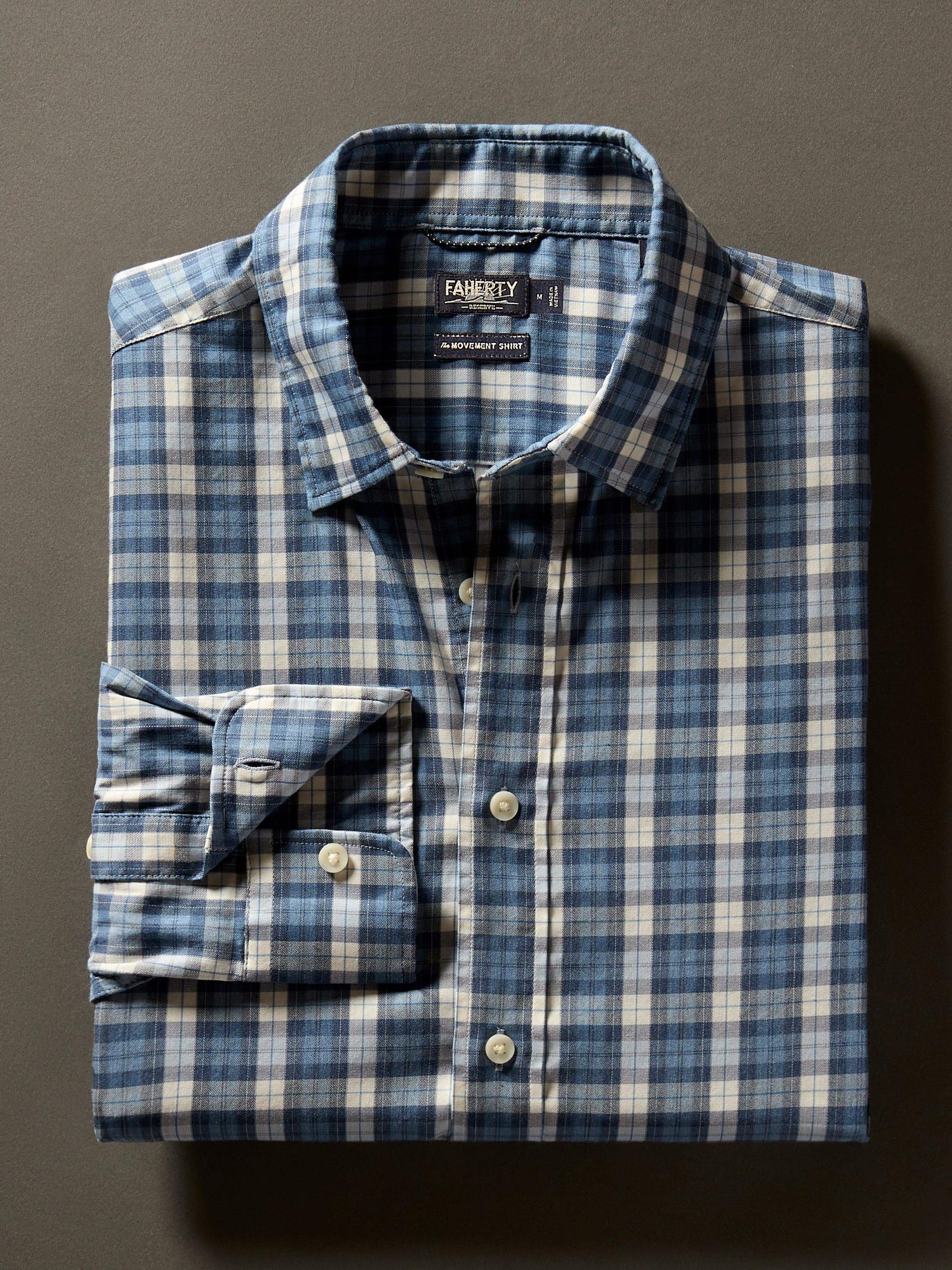 Movement™ Shirt - Seaside Blue Plaid Male Product Image