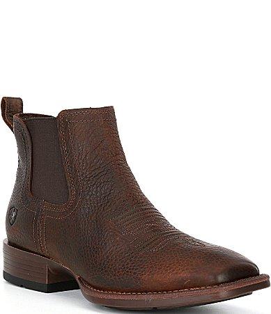 Ariat Mens Booker Ultra Western Leather Boots Product Image