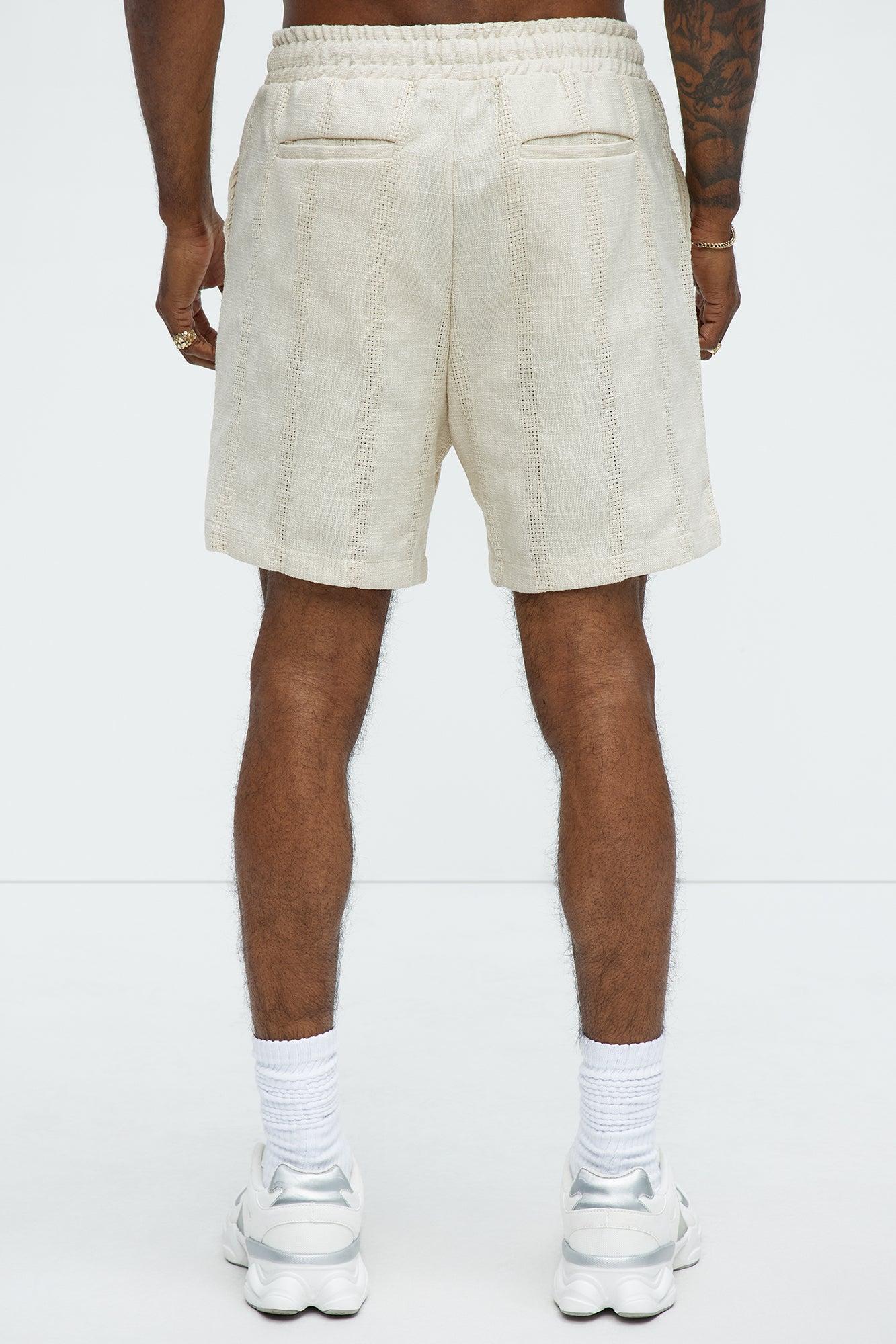 Carmen Jacquard Shorts - Off White Product Image
