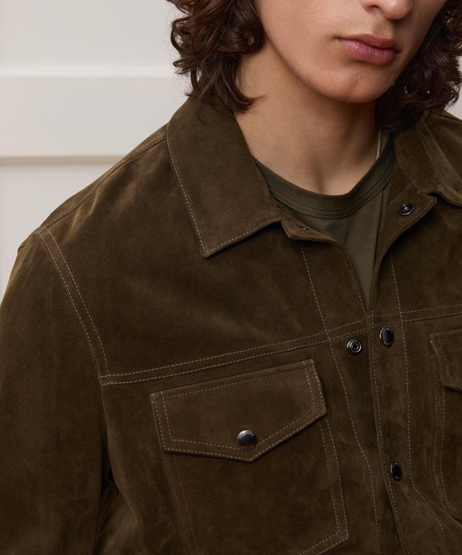 Italian Suede Dylan Jacket Product Image