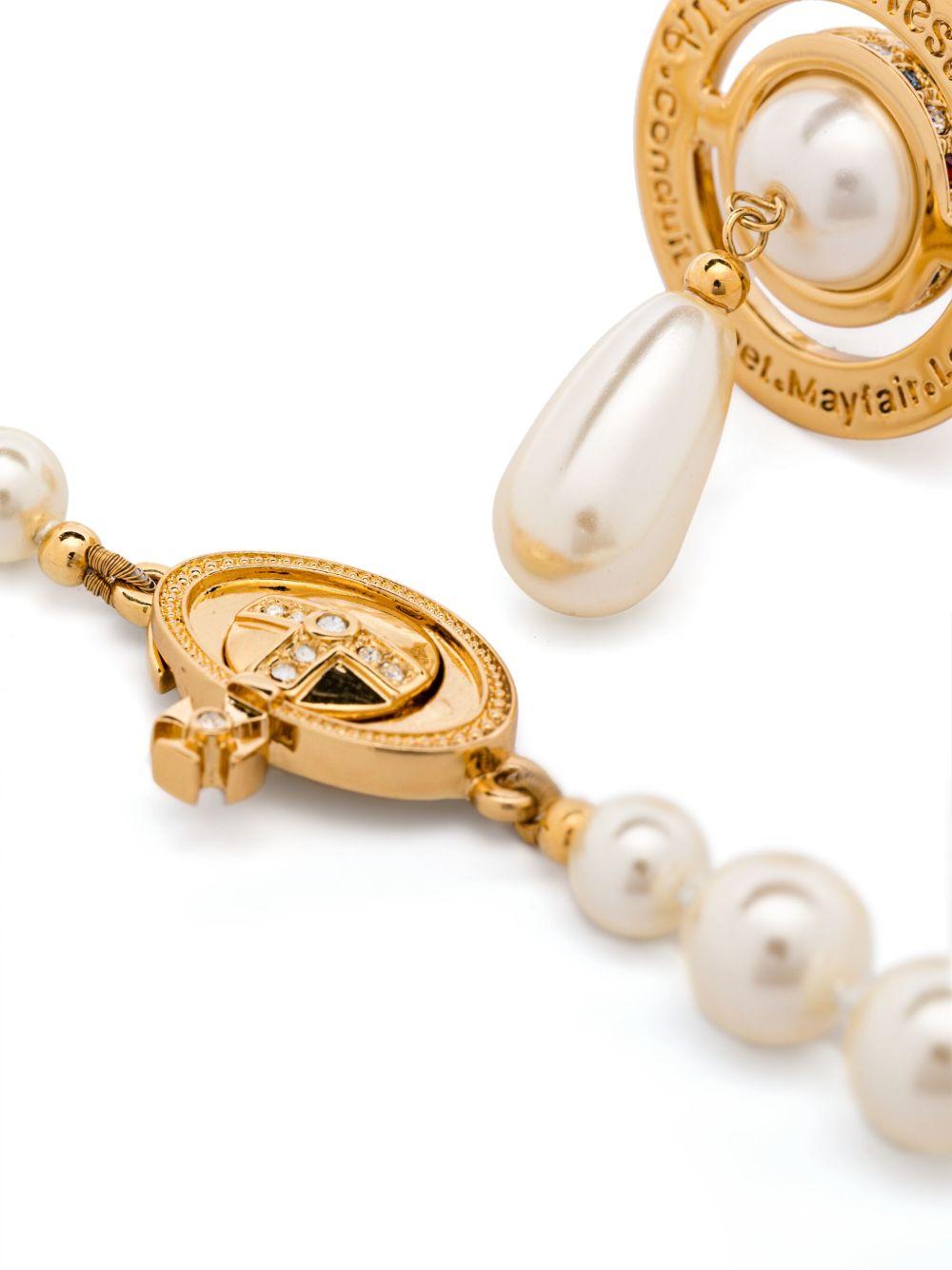 One Row Pearl Drop choker  Product Image