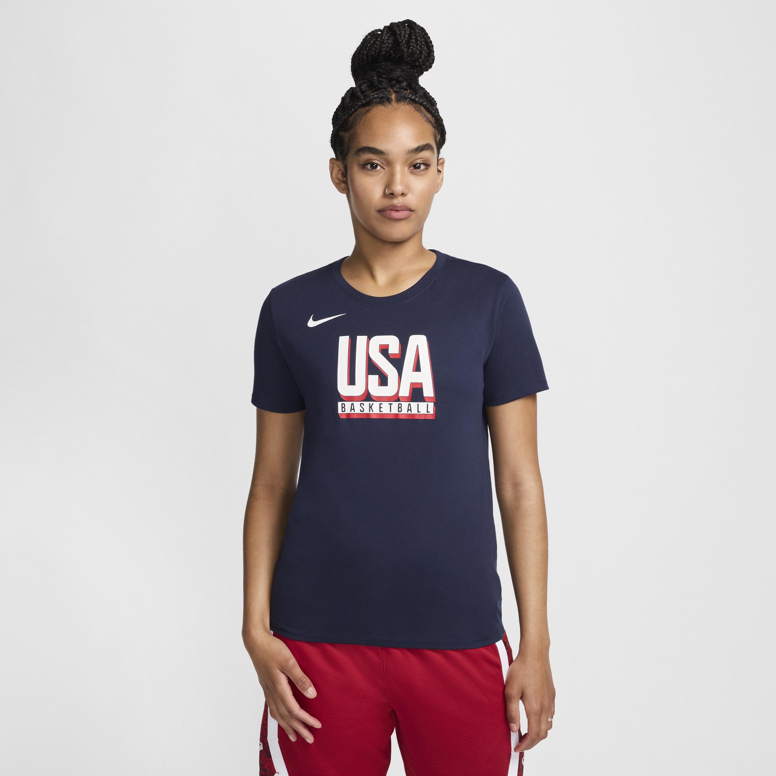 USA Women's Nike Dri-FIT Basketball Practice T-Shirt Product Image