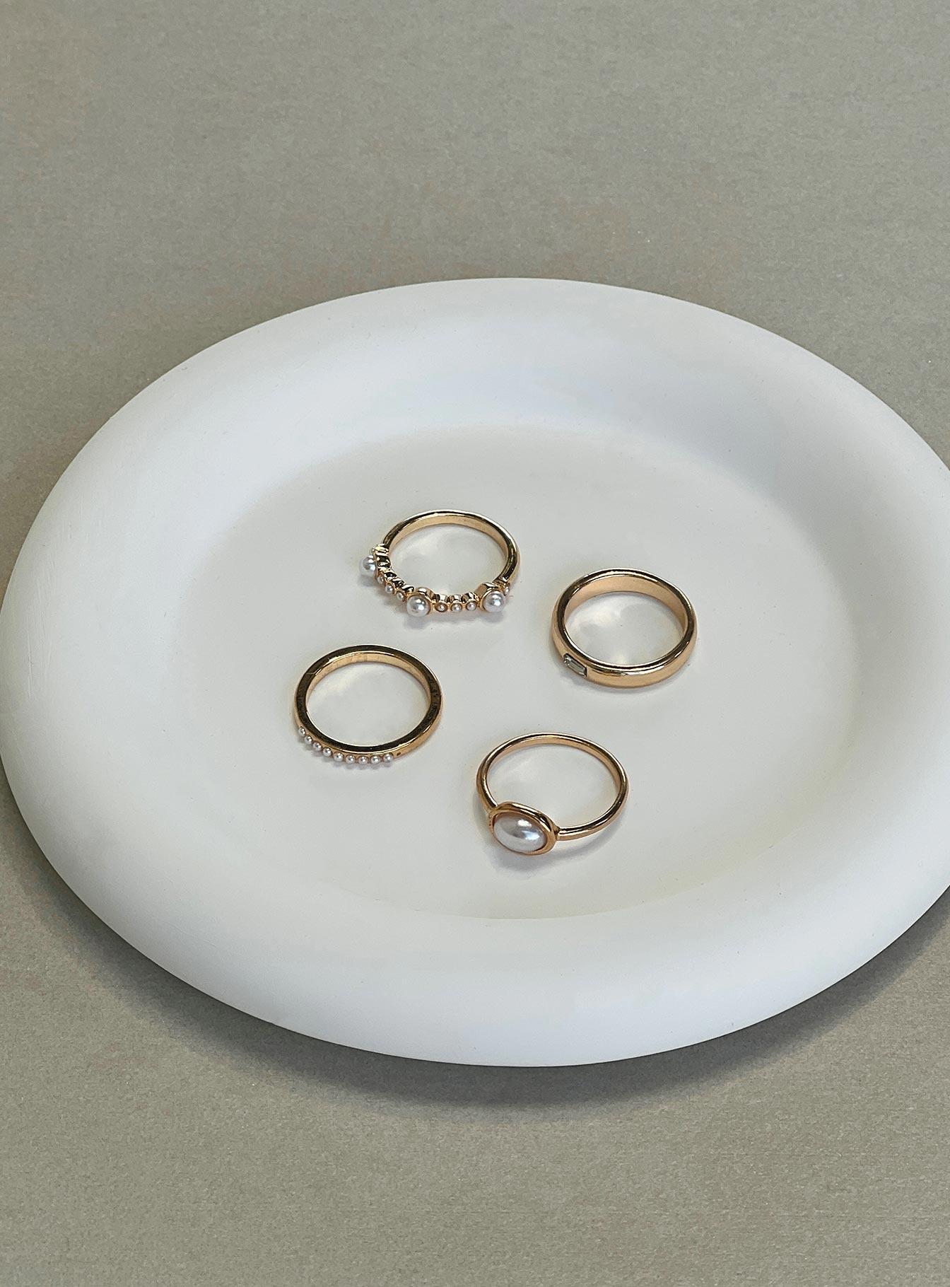 Edwina Ring Pack Gold Product Image