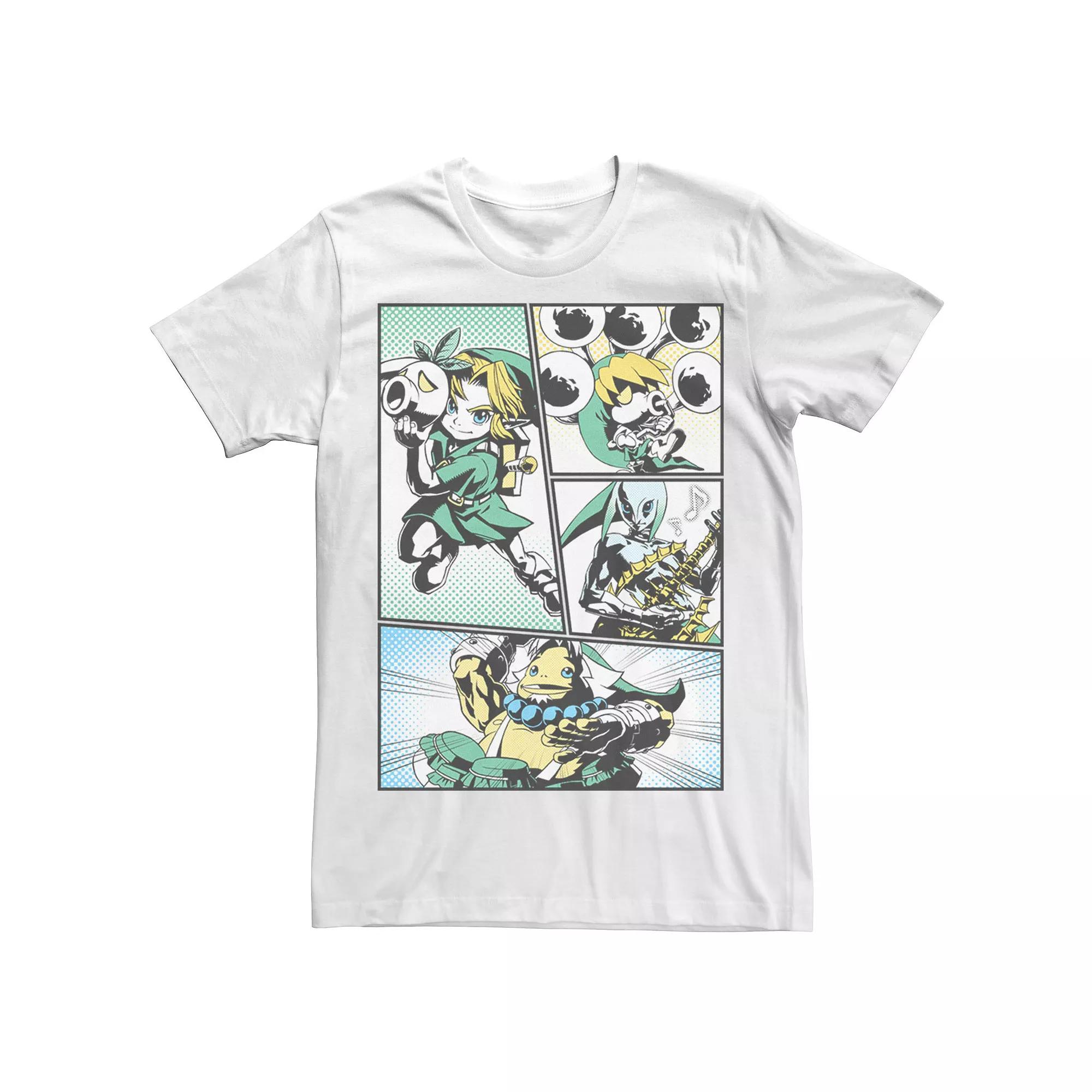 Men's Nintendo Zelda Link Manga Comic Graphic Tee,  Product Image