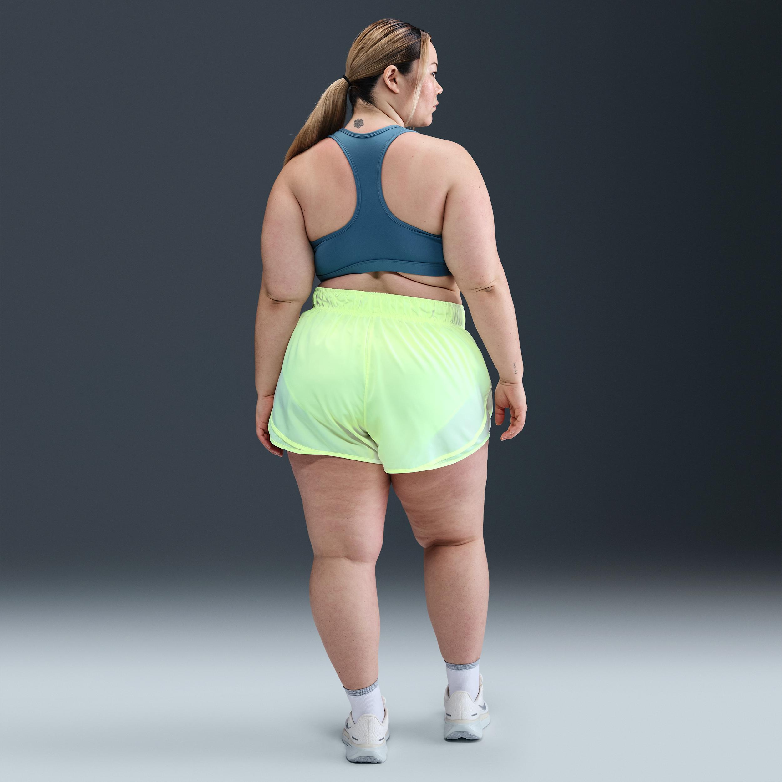 Nike Women's Tempo Dri-FIT Mid-Rise 3" Brief-Lined Running Shorts (Plus Size) Product Image