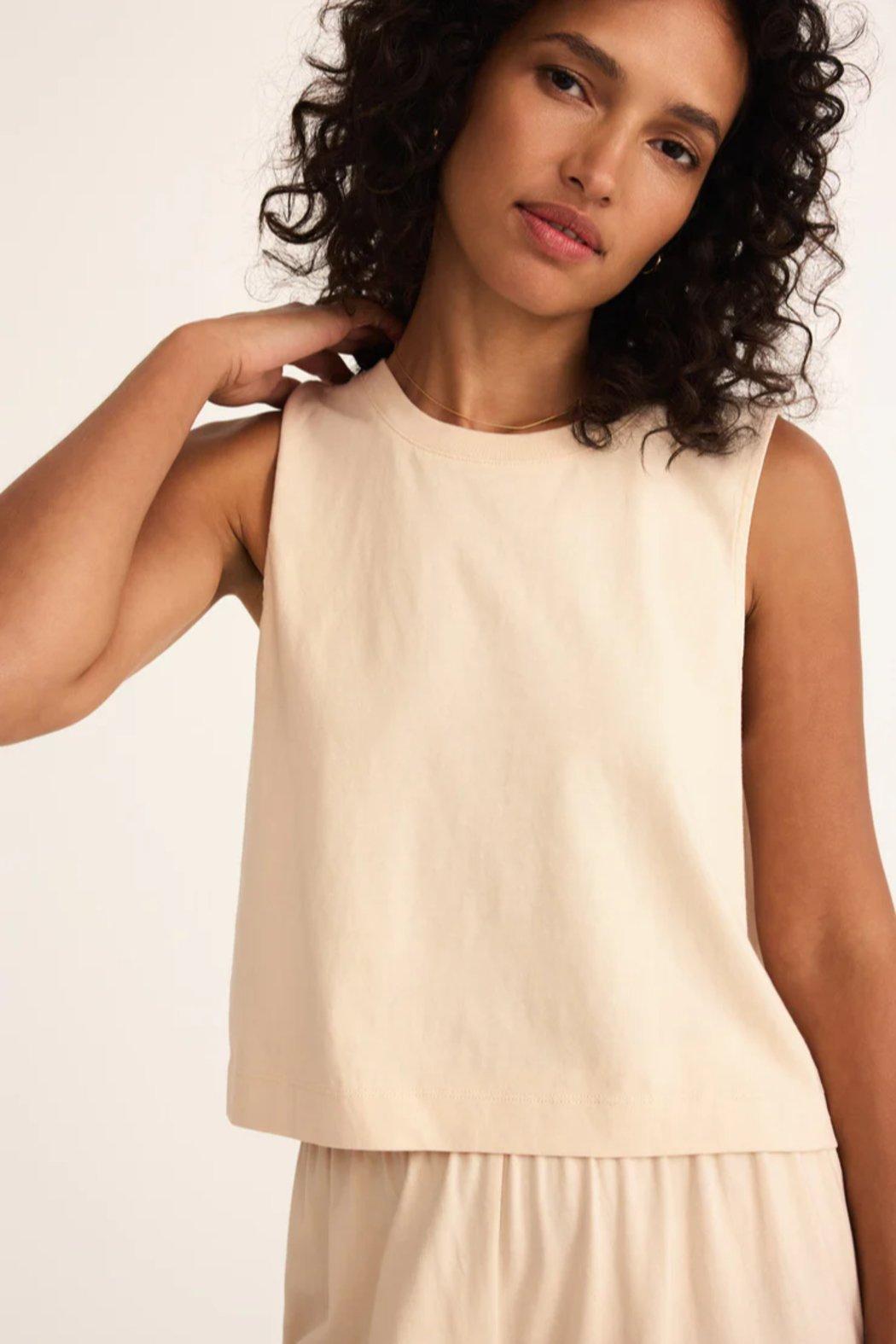 Sloane Cotton Jersey Tank Product Image