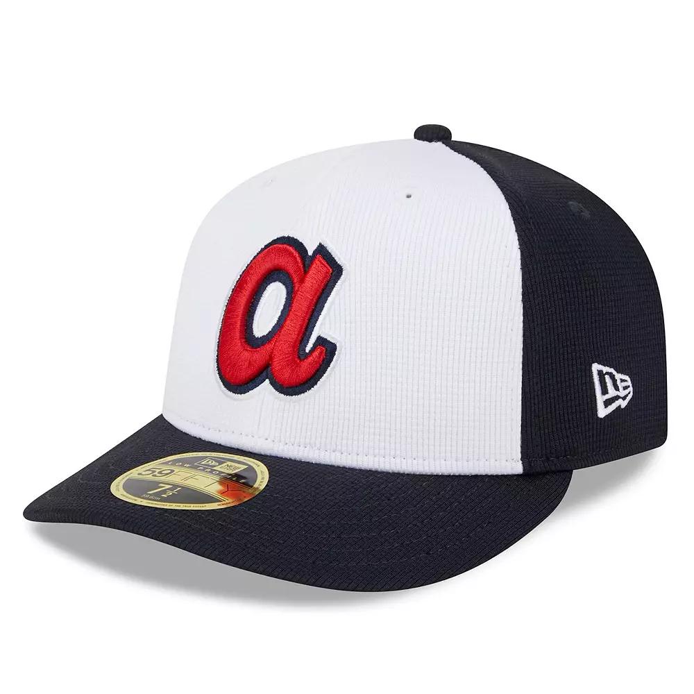 Men's New Era White Atlanta Braves 2024 Batting Practice Low Profile 59FIFTY Fitted Hat,  Product Image