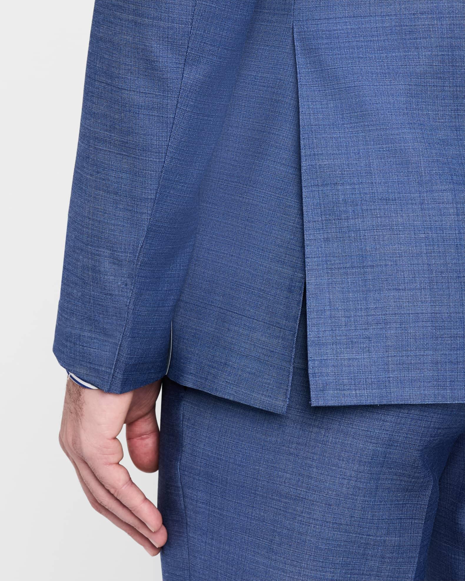 Men's Textured Solid Suit Product Image