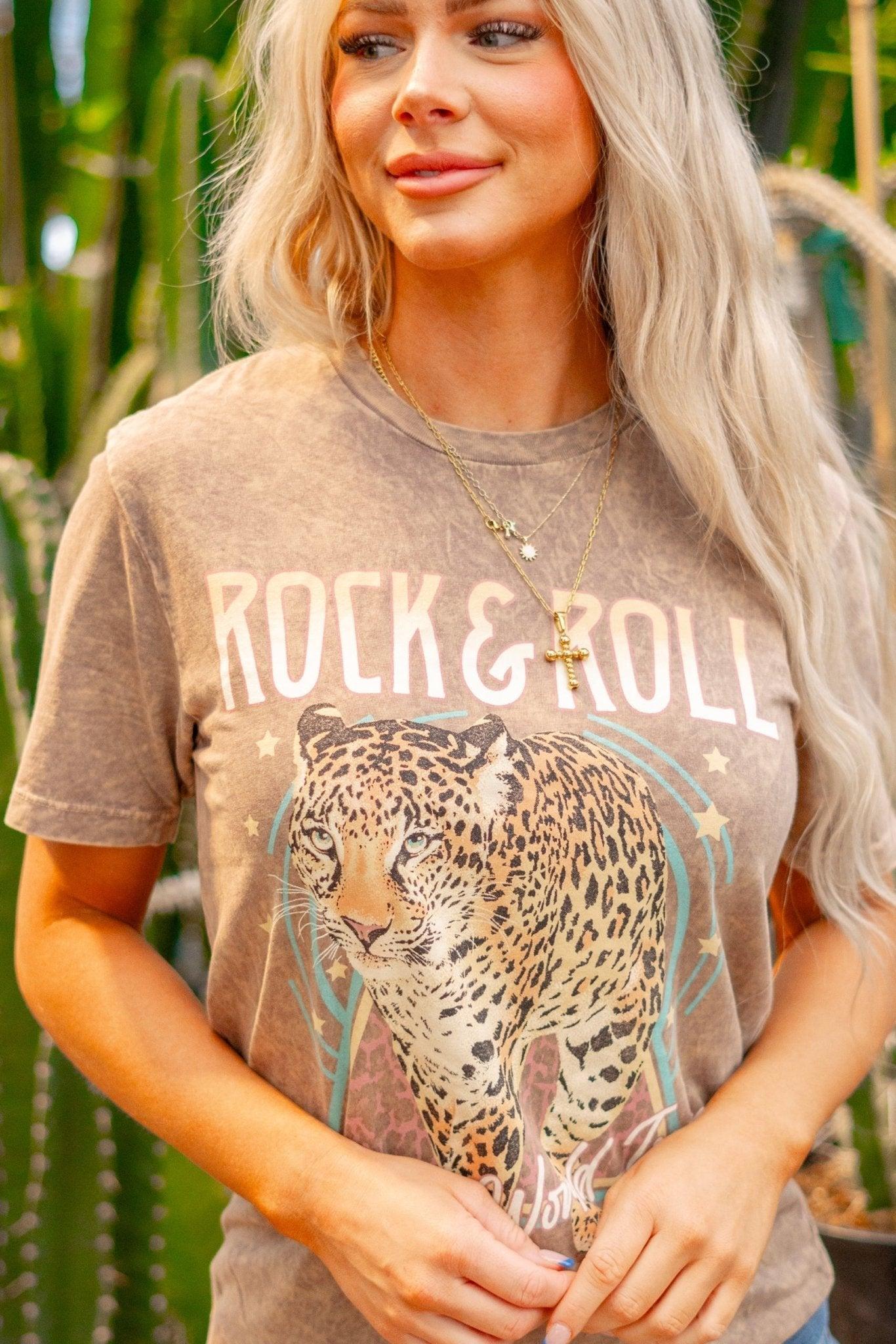 Rock & Roll World Tour Oversized Graphic Tee *FS Product Image