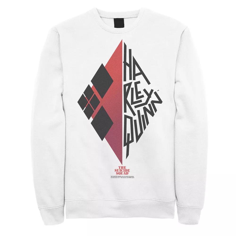 Men's The Suicide Squad Harley Quinn Envelope Text Sweatshirt,  Product Image