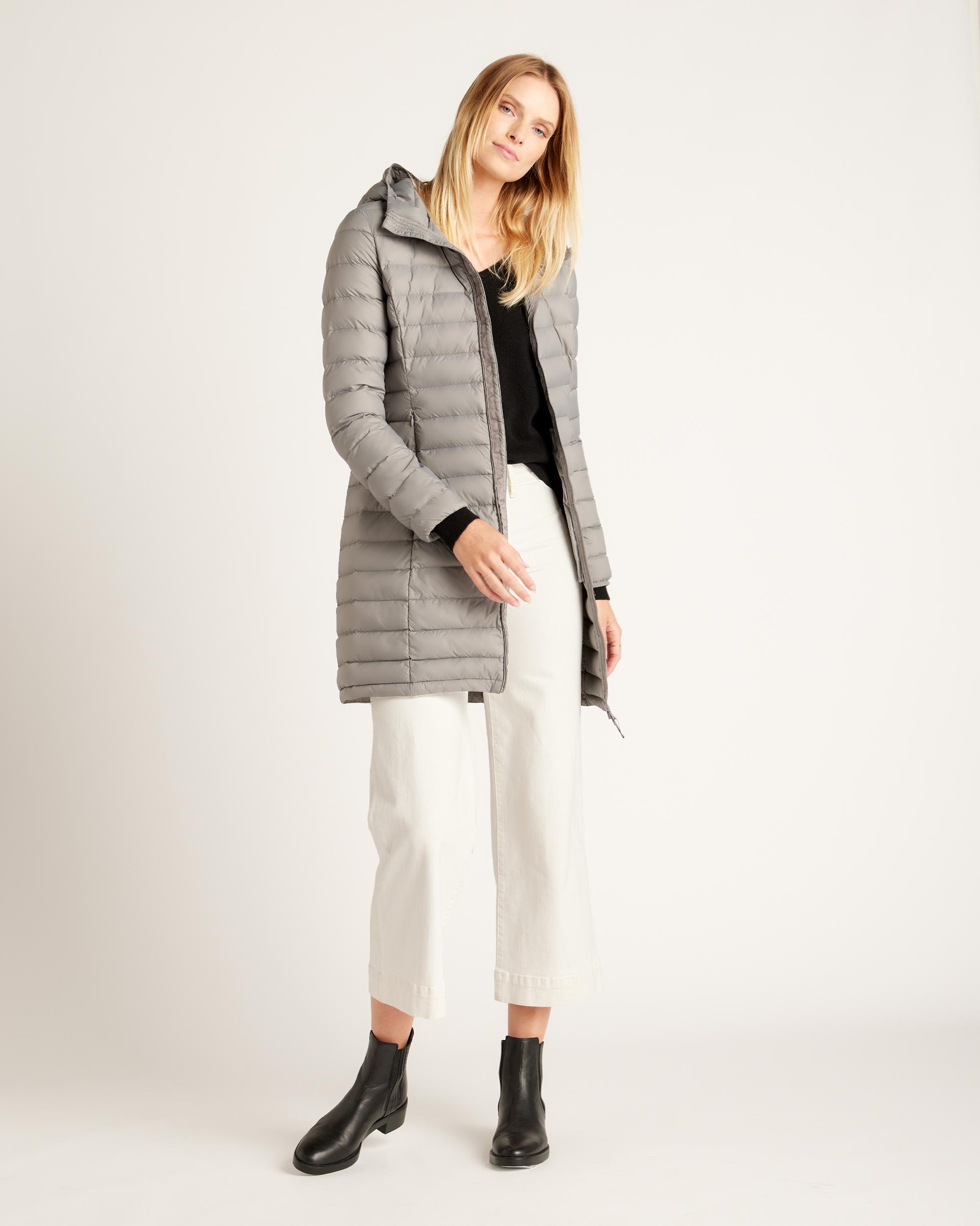 Quince | Women's Long Puffer Jacket Size XS | Down Jackets - Women's Winter Coats, Nylon Product Image