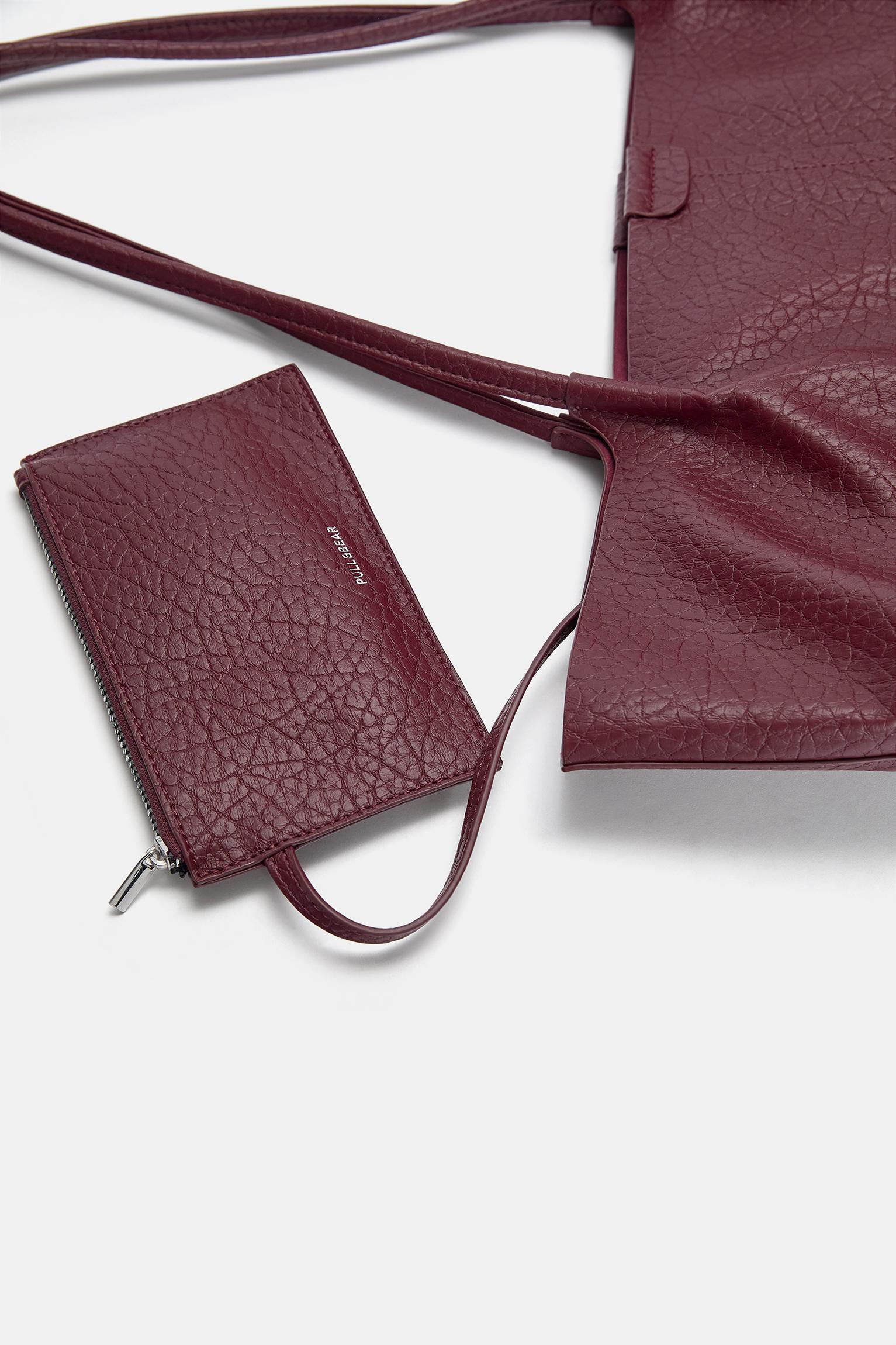 Faux leather shopper bag Product Image