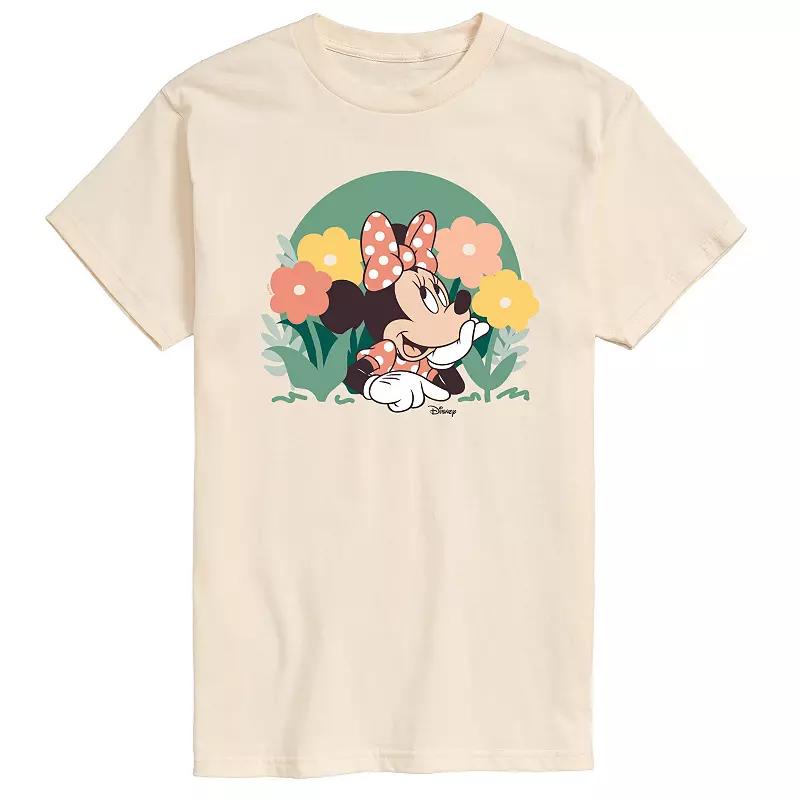 Disney's Minnie Mouse Men's Flowers Graphic Tee,  Product Image
