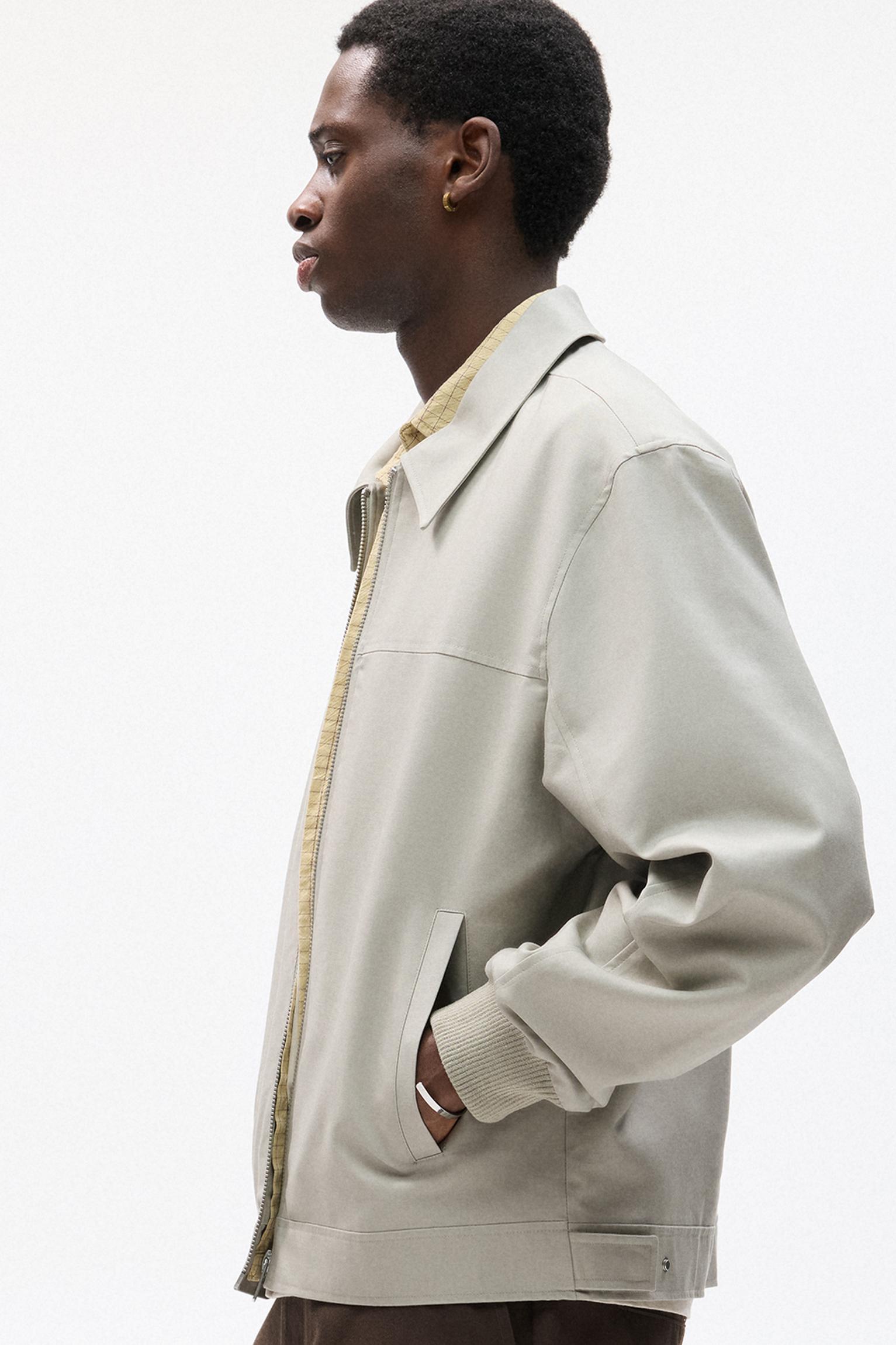 Jacket with shirt collar Product Image