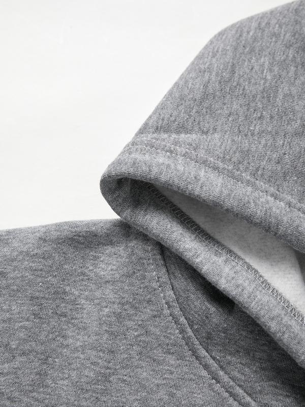 Men's Basic Solid Oversized Hoodie Product Image