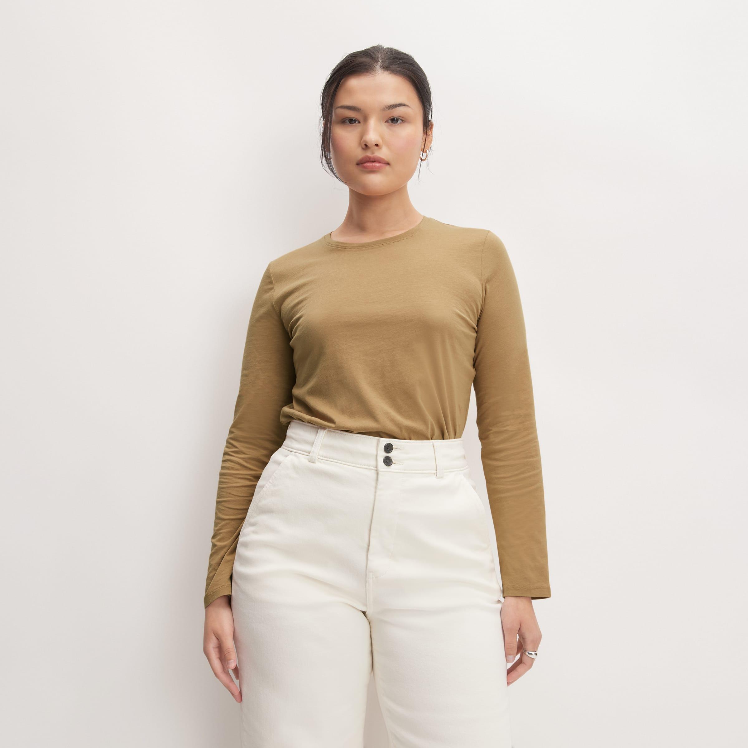 Womens Organic Cotton Long-Sleeve Crew Sweater by Everlane Product Image