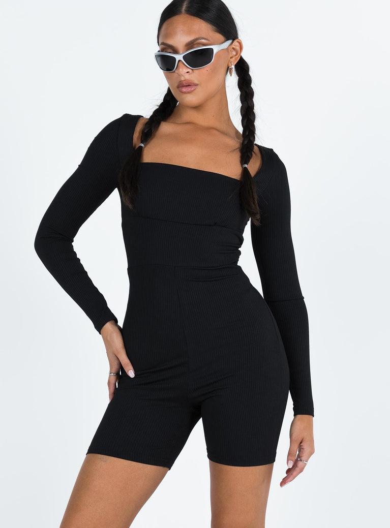 Sara Romper Black Product Image