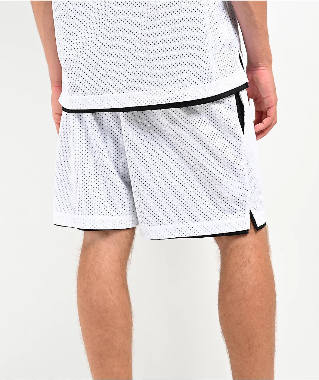 Nike SB Reversible Black & White Basketball Shorts Product Image