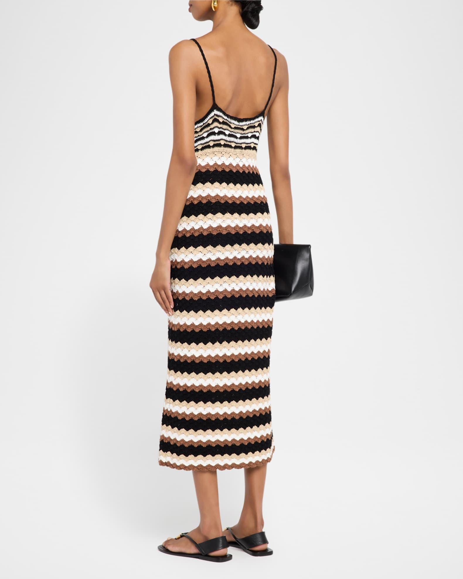 Harlow Crochet Knit Midi Dress Product Image