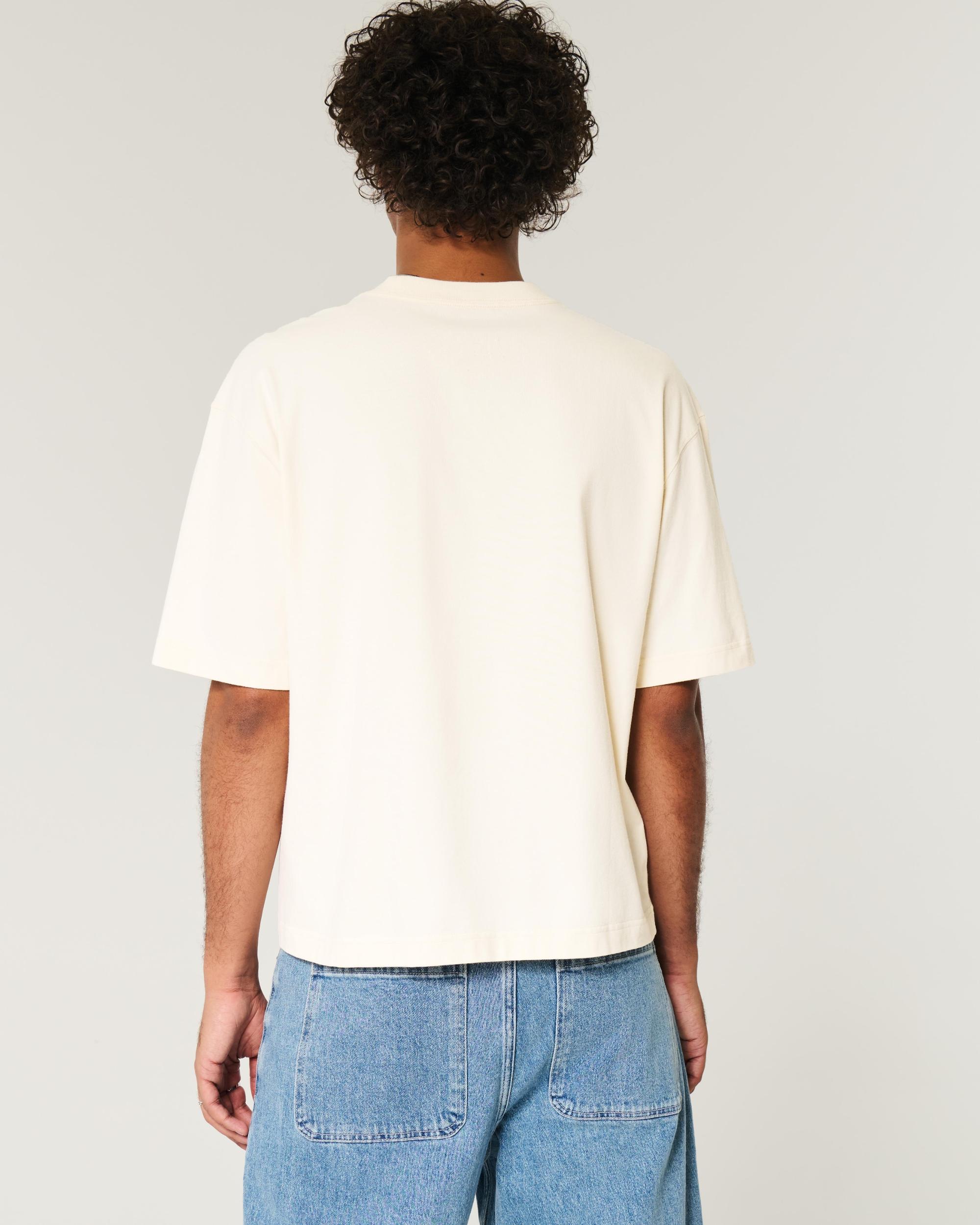 Boxy Heavyweight Crop Crew T-Shirt Product Image