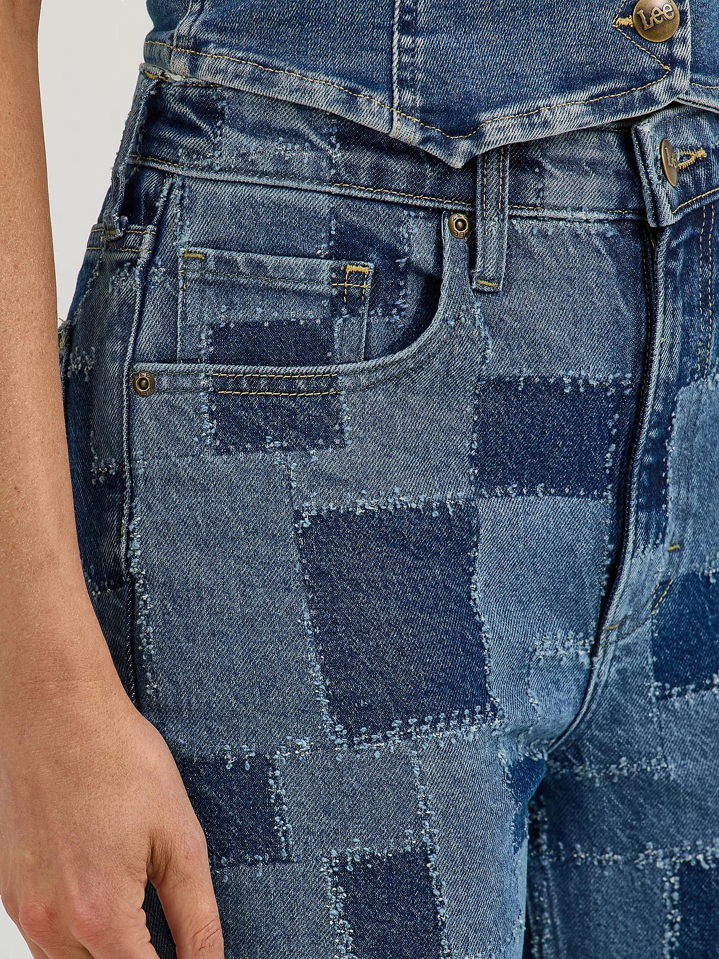 Women's High Rise Patchwork Flare Jean | Women's Jeans | Lee® Product Image