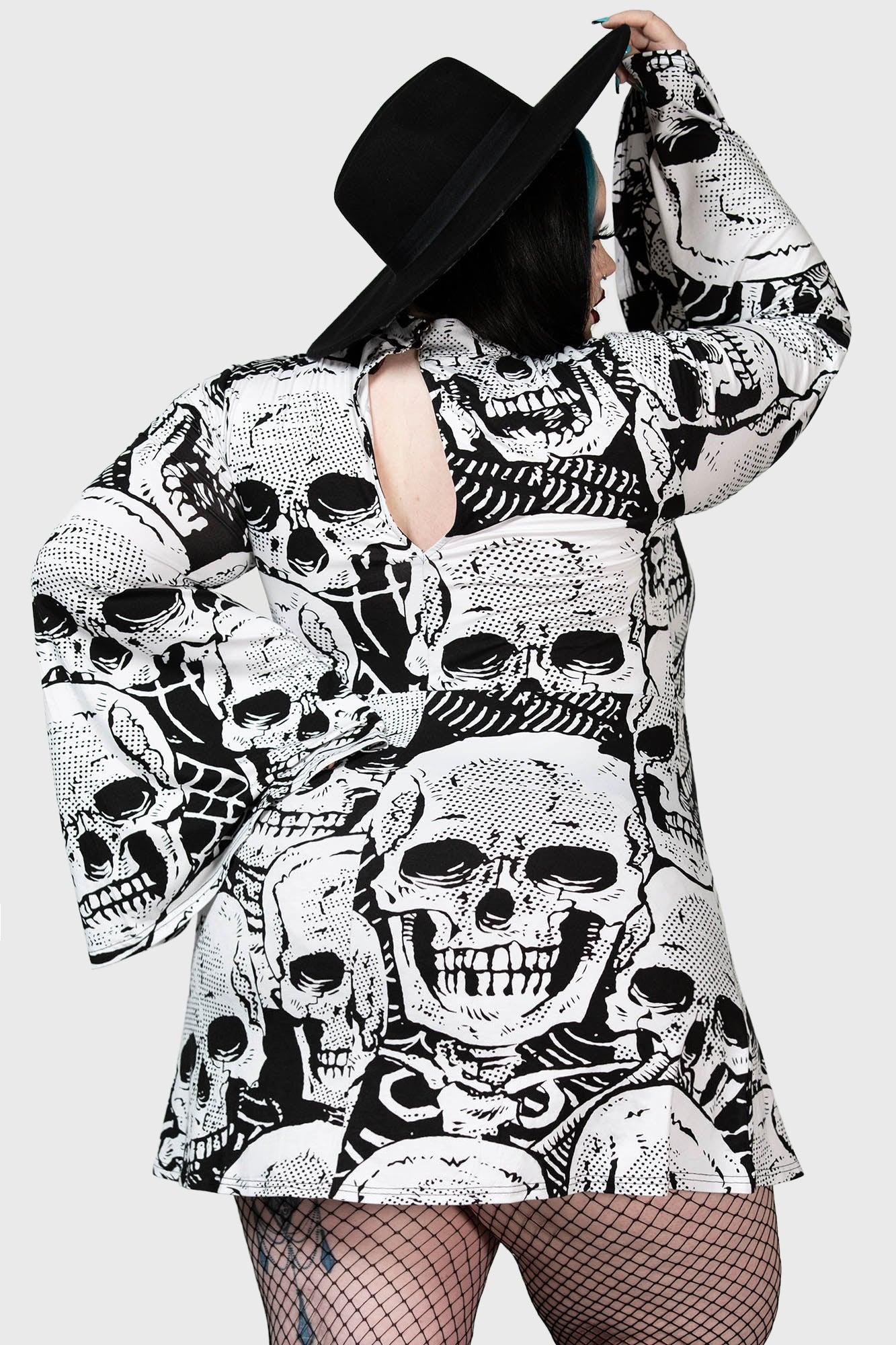 Skeleton Season Mini Dress Product Image