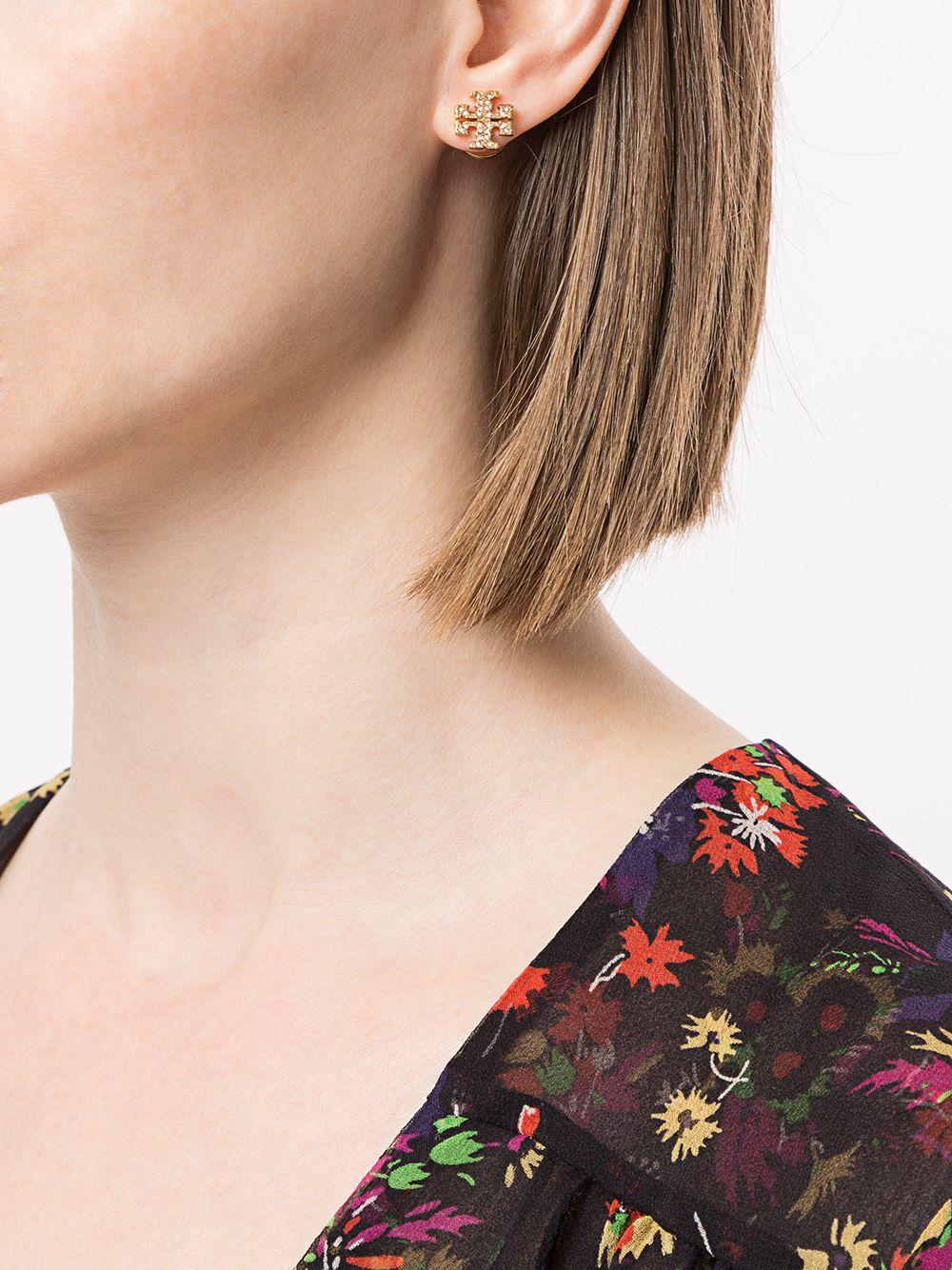 Kira pavé stud earrings Product Image