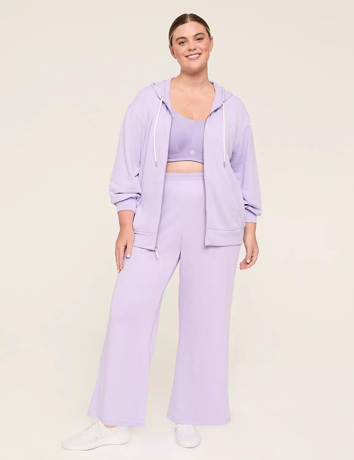 LIVI French Terry Zip-Front Hoodie Product Image