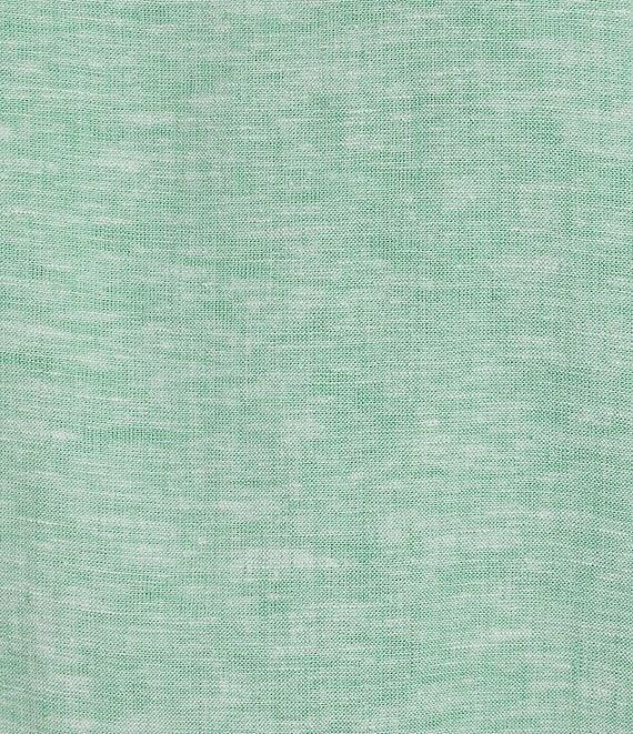 Murano Big & Tall Baird McNutt Linen Classic Fit Solid Long Sleeve Woven Shirt Product Image