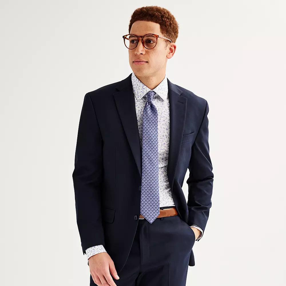 Men's Apt. 9® Premier Flex Performance Regular-Fit Washable Suit Jacket, Size: 40 - Regular, Blue Product Image