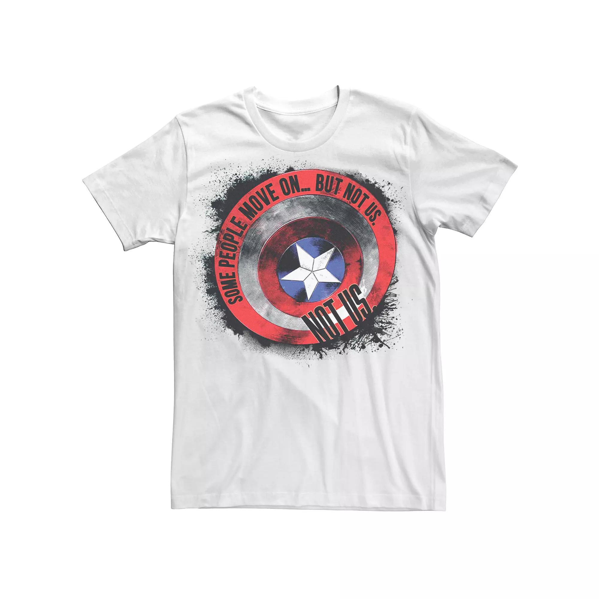 Men's Marvel "Avengers: Endgame" Captain America Shield Not Us Tee,  Product Image