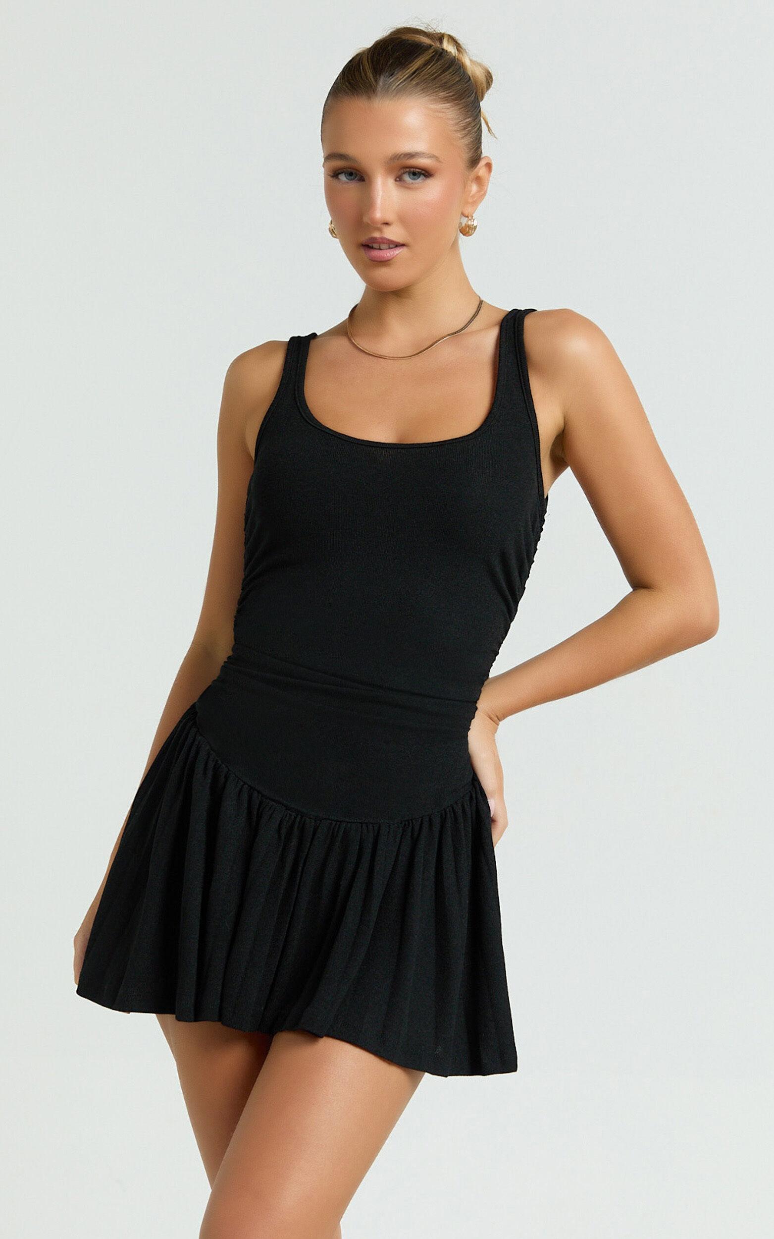 Lioness - Field of Dreams Mini Dress in Onyx Product Image