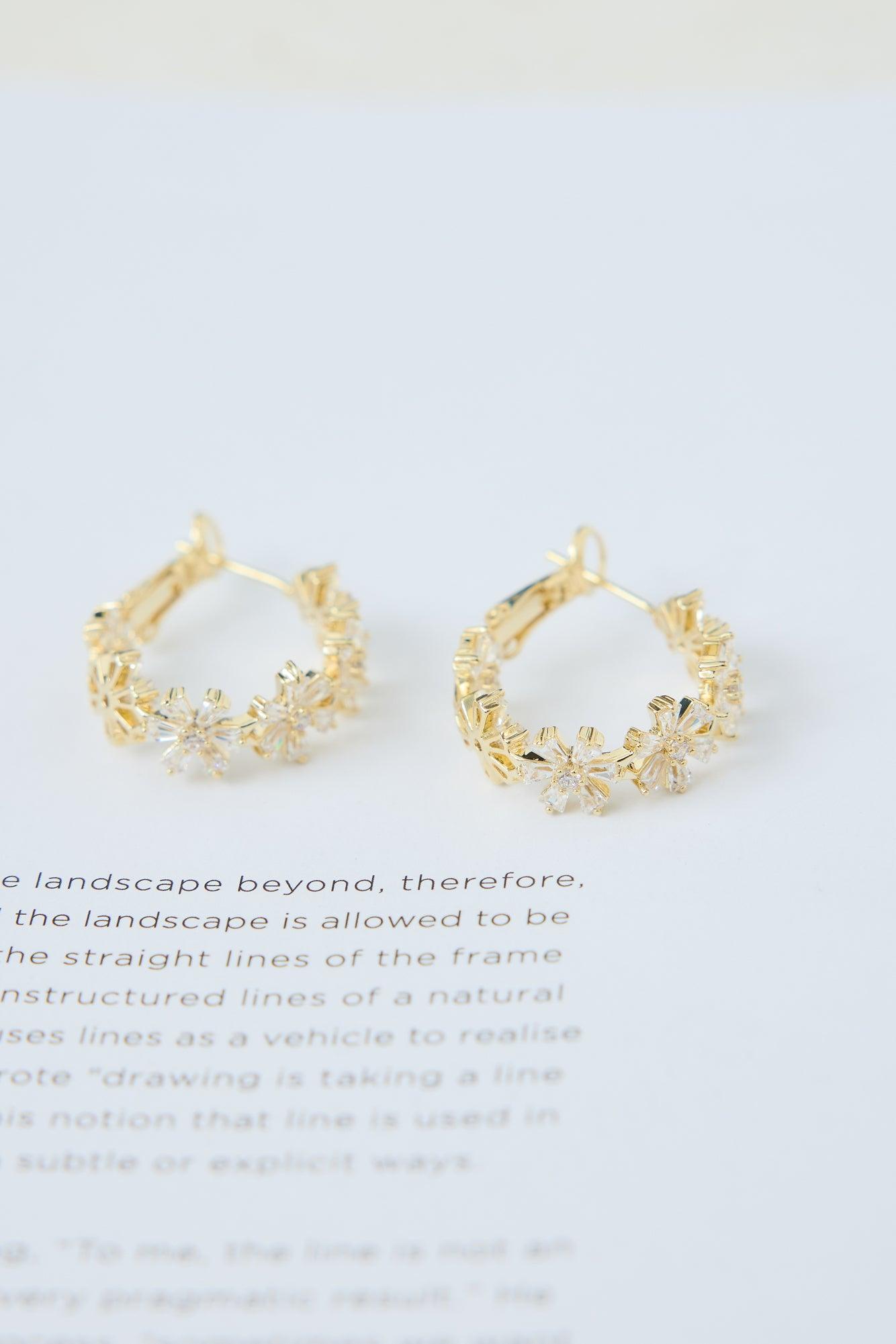 Dazzle Desert Earrings Gold Product Image