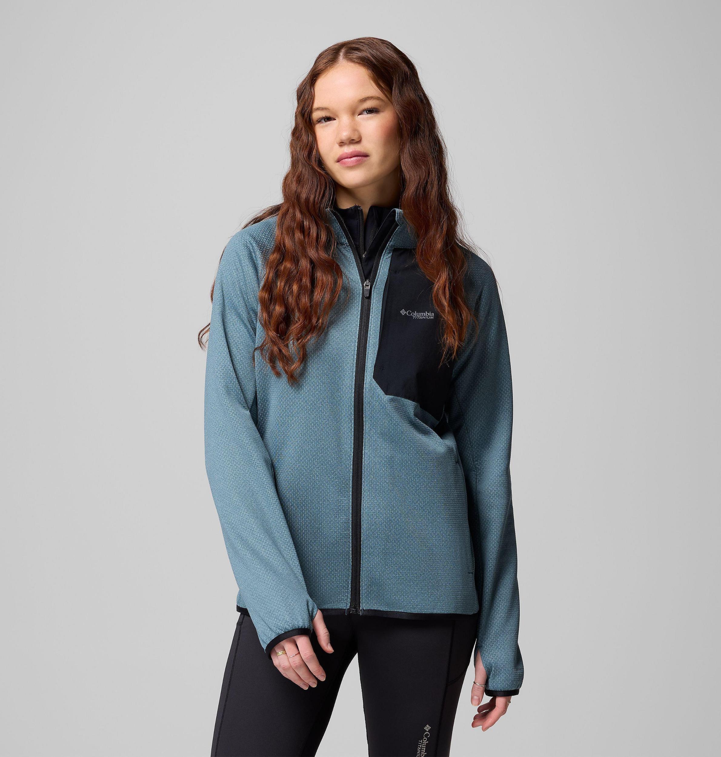 Columbia Womens Triple Canyon Grid Fleece Full Zip Jacket- Product Image