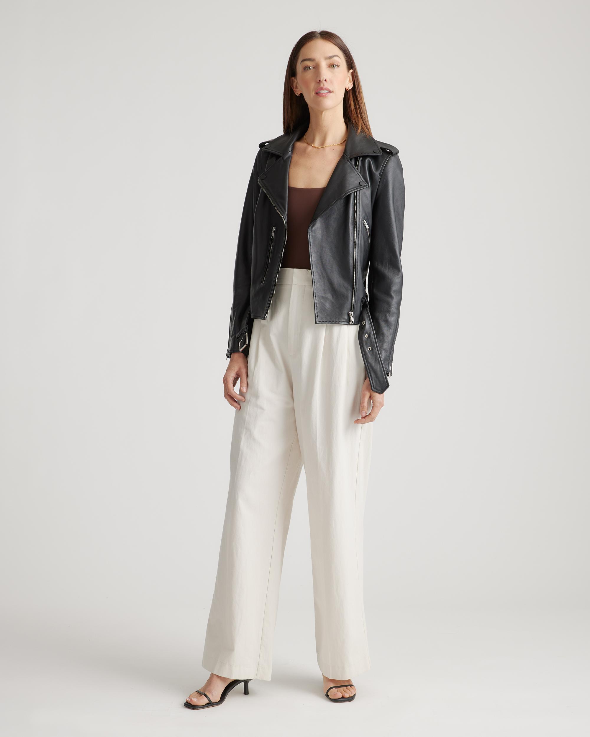 Quince | Women's Second Skin Square Neck Tank Top Bodysuit Nylon/Spandex Product Image