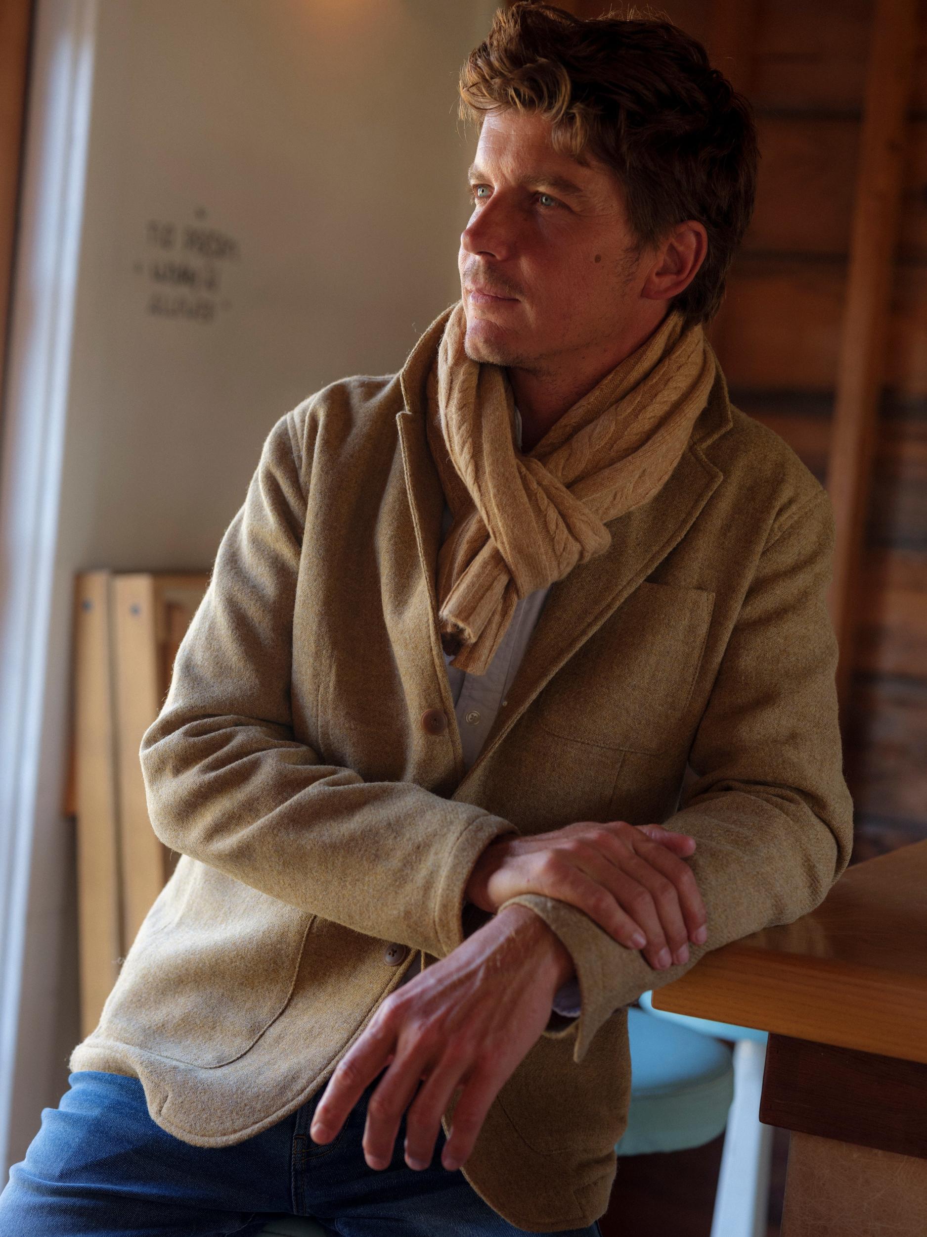 Swire Wool Blazer - Marled Dijon Product Image