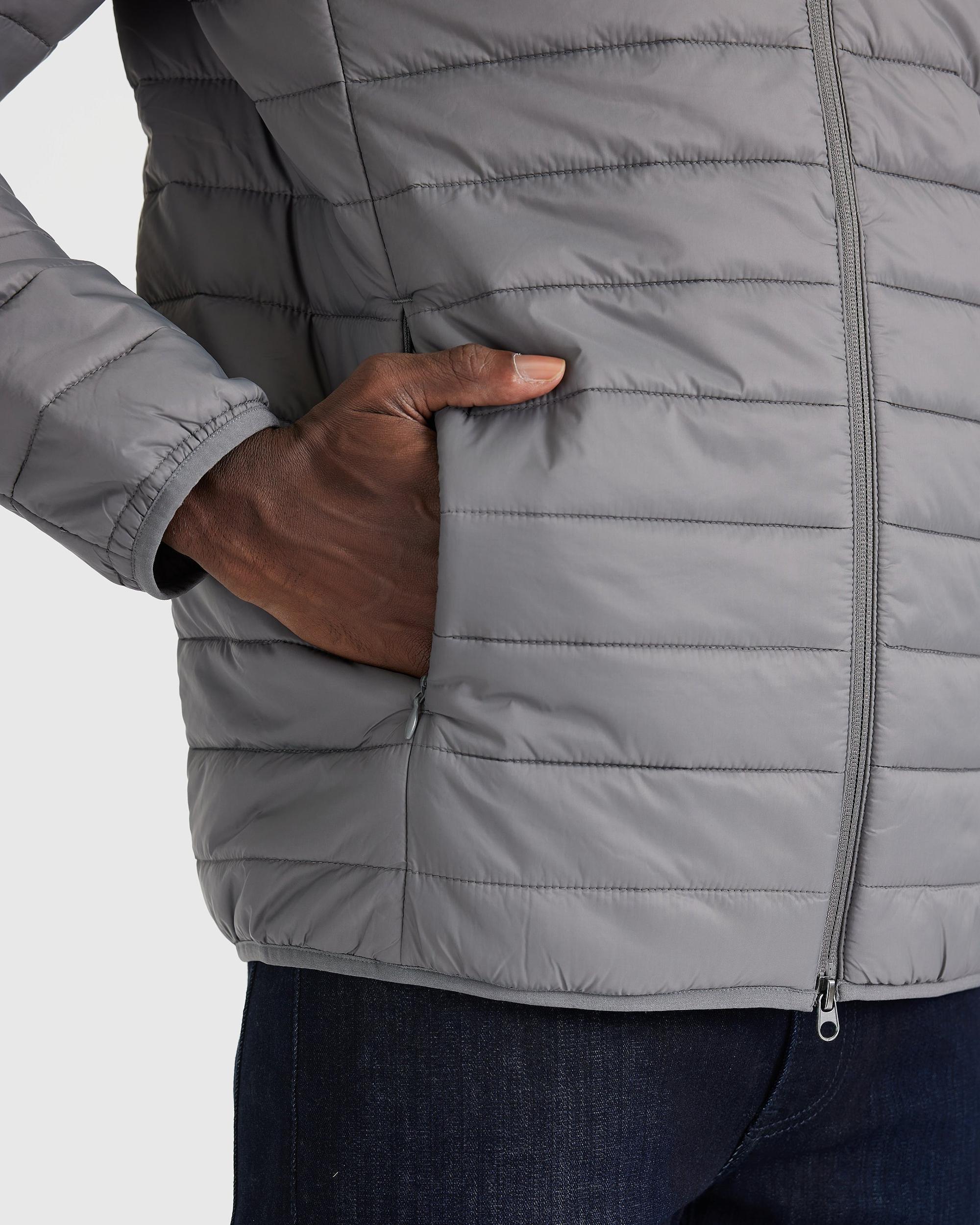 Gunmetal Puffer Jacket Product Image