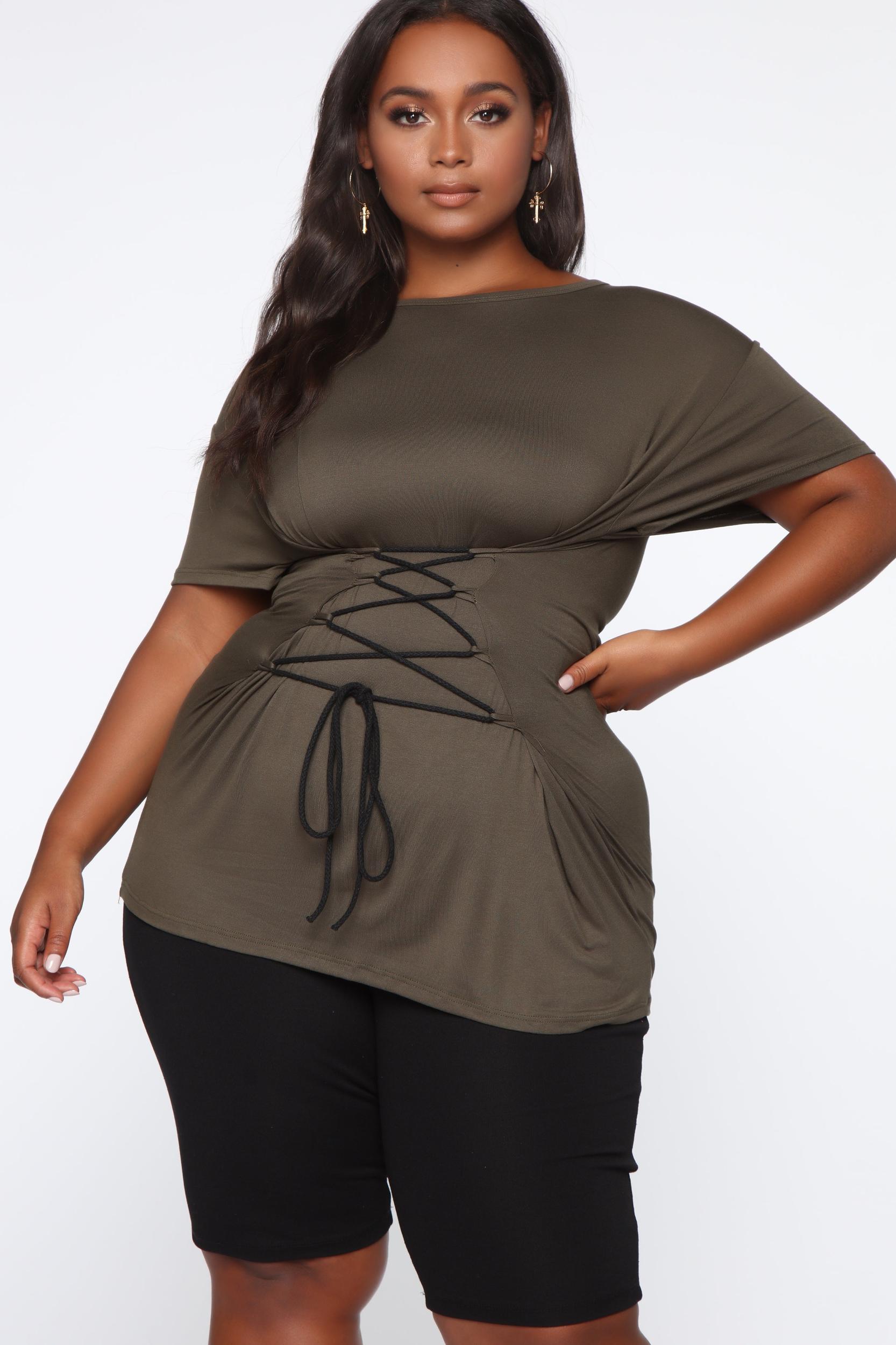 All The Way Up Tunic - Olive Product Image