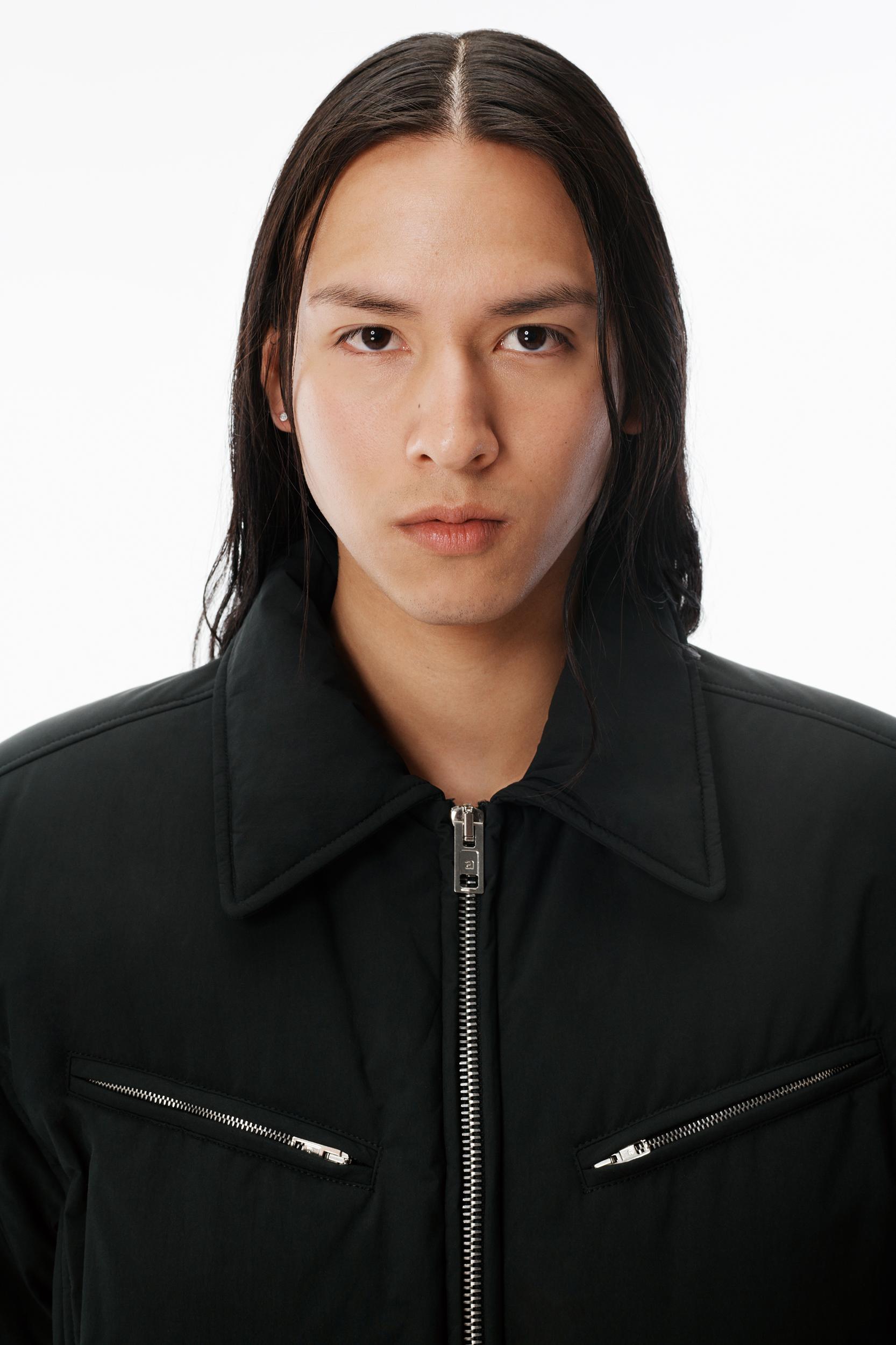 Black Essential Puffer Jacket  Product Image