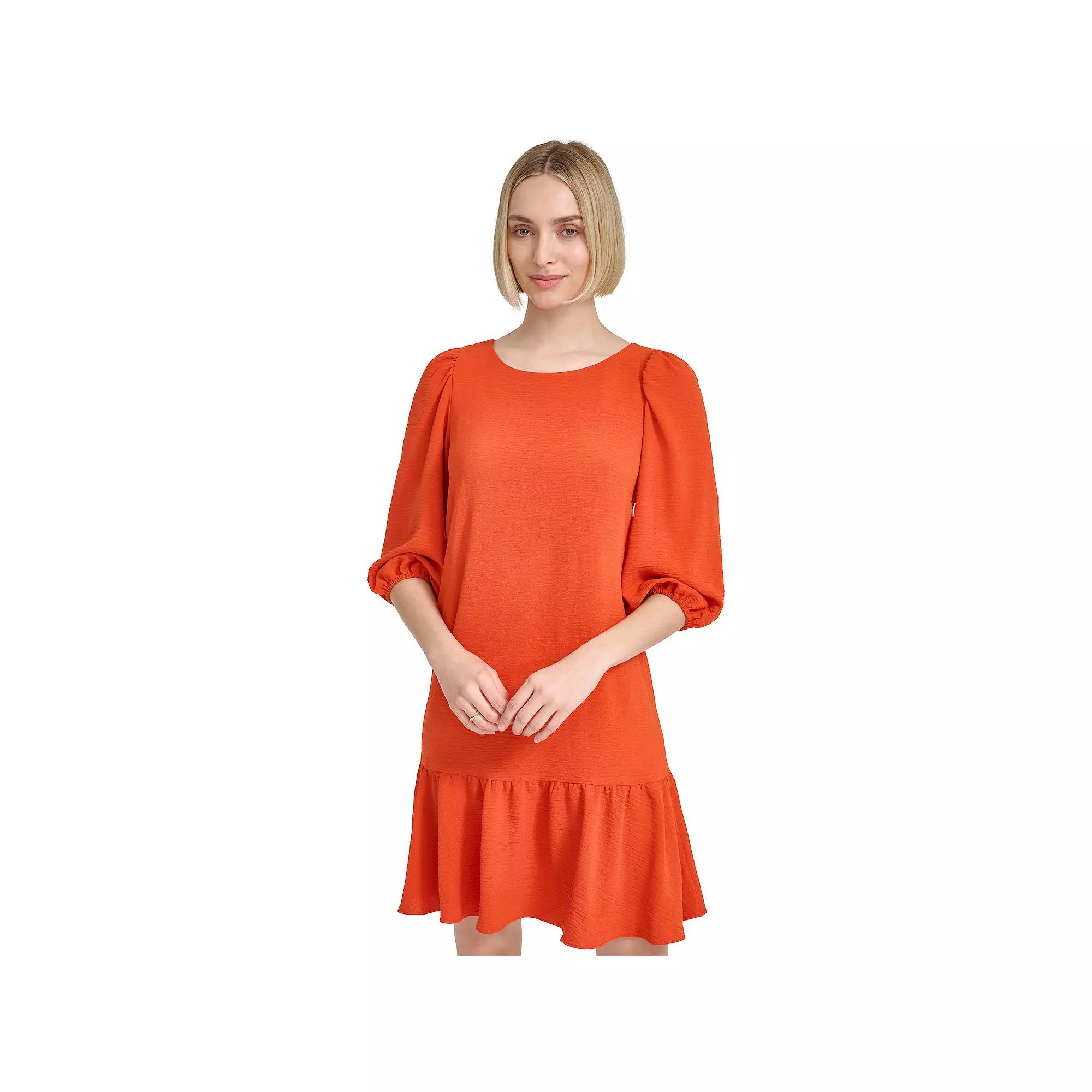 Women's Harper Rose Long Balloon Sleeve Shift Dress, Size: 2, Clay Product Image