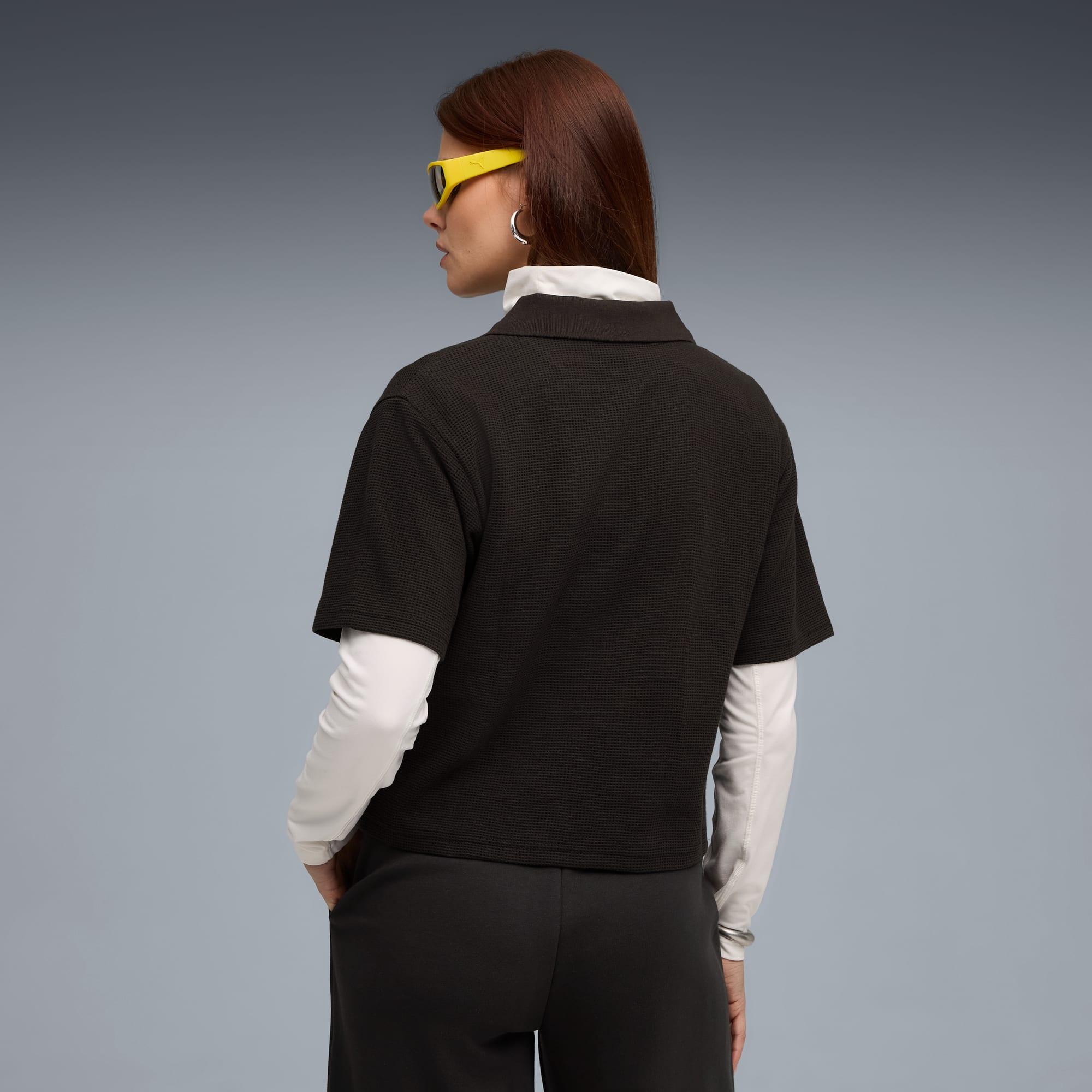 PUMA Class Relaxed Polo Tee Women Product Image