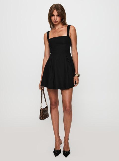 Xanthus Mini Dress Black Product Image