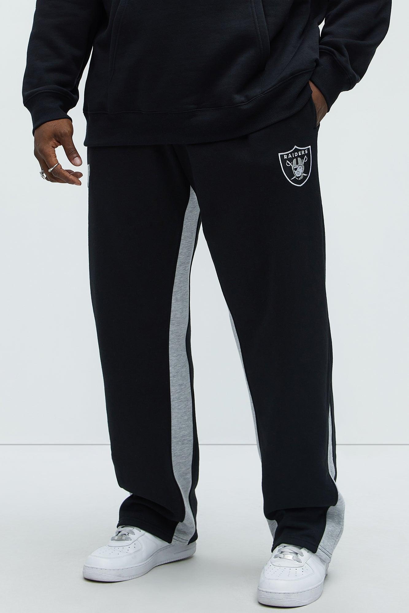 Raiders Bold Flare Sweatpants - Black Male Product Image